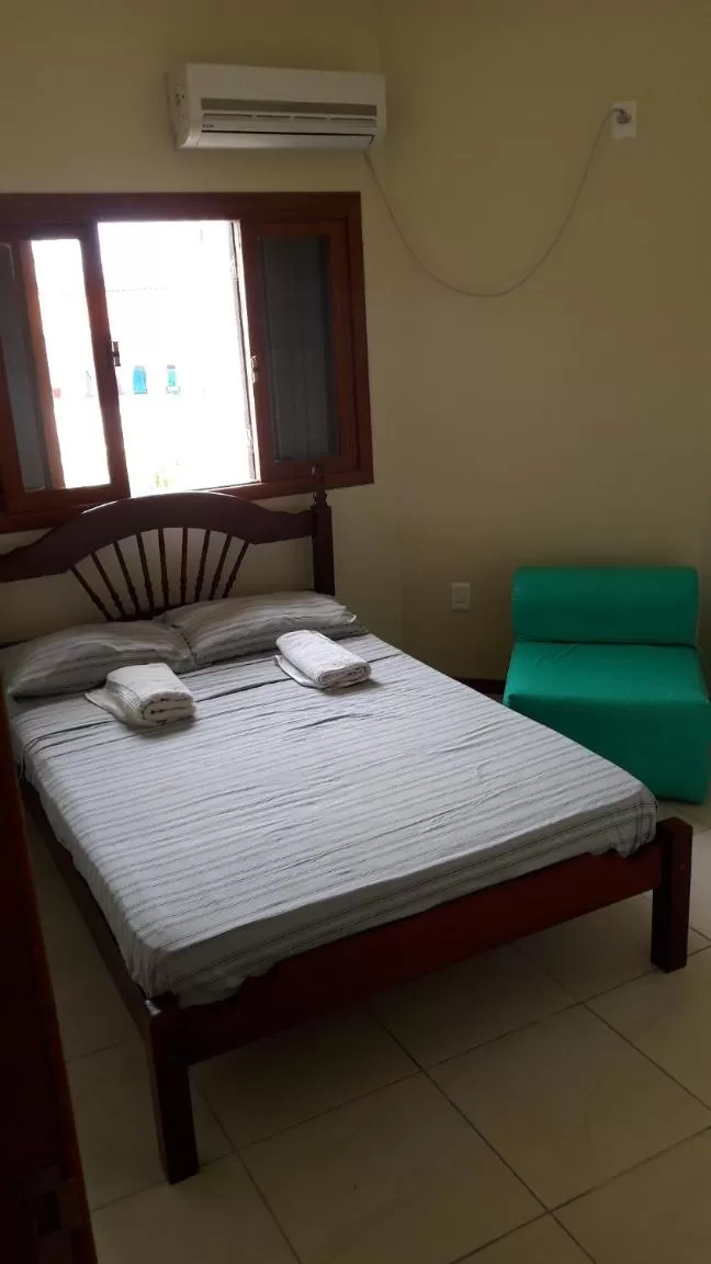 Bedroom, Bed in Casa da Marilú