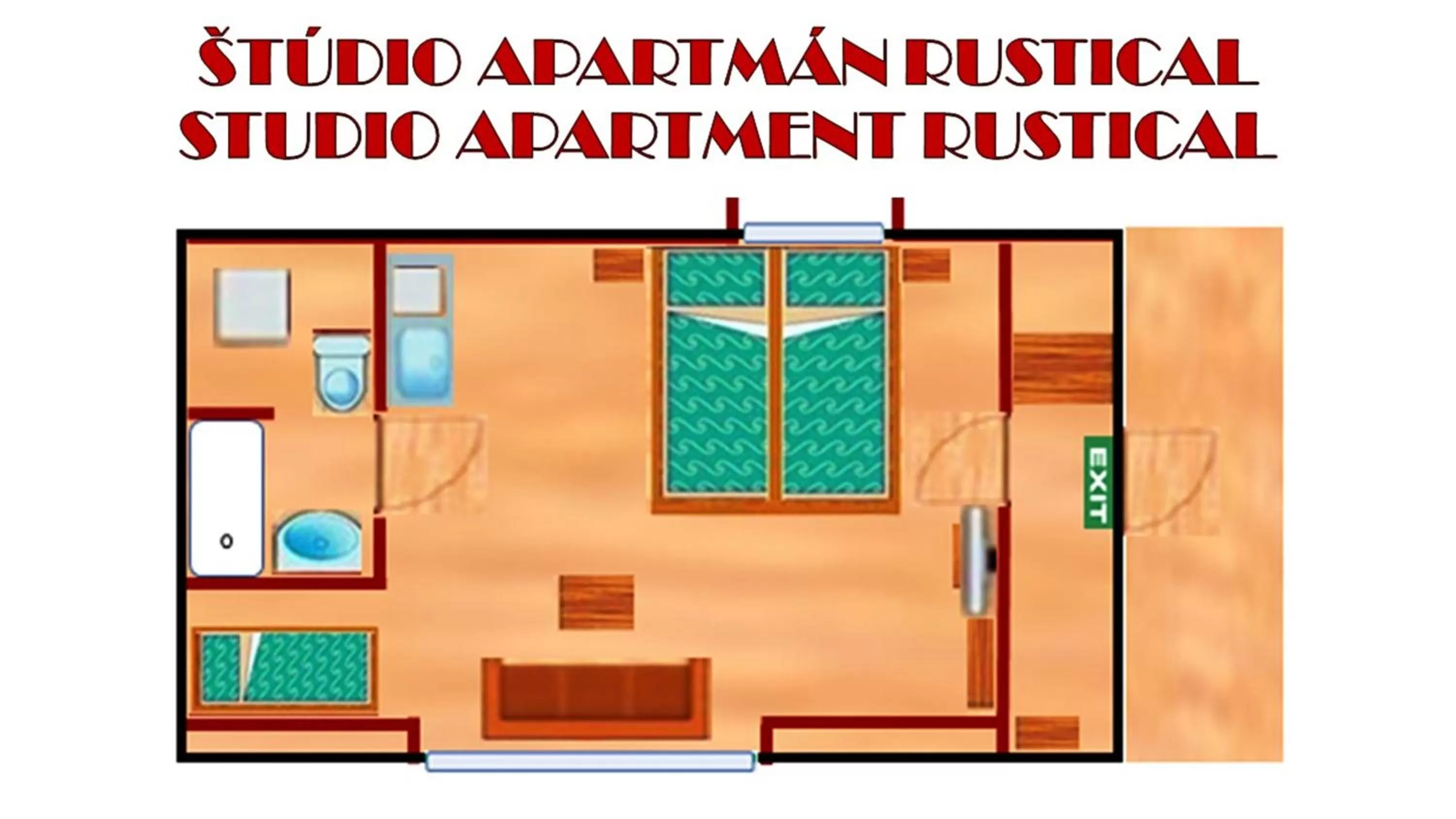 Photo of the whole room, Floor Plan in Spa & Pool Apartment Hotel - Restaurant VILLA IVICA