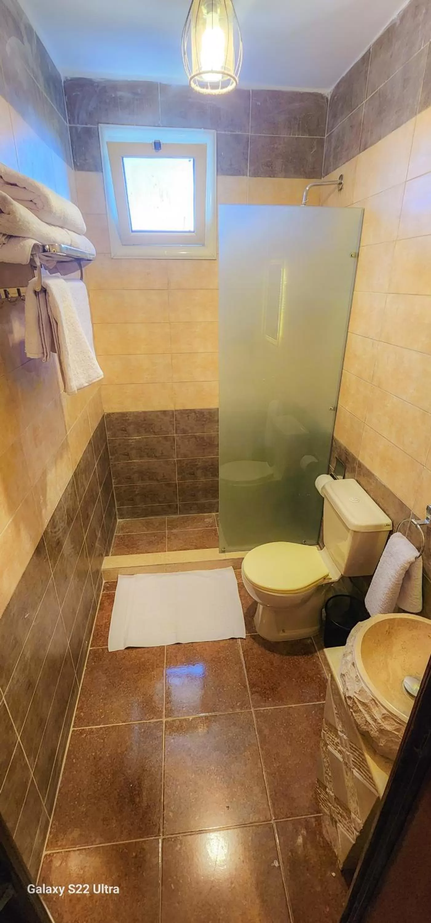 Shower, Bathroom in King Cheops Inn - Pyramid View