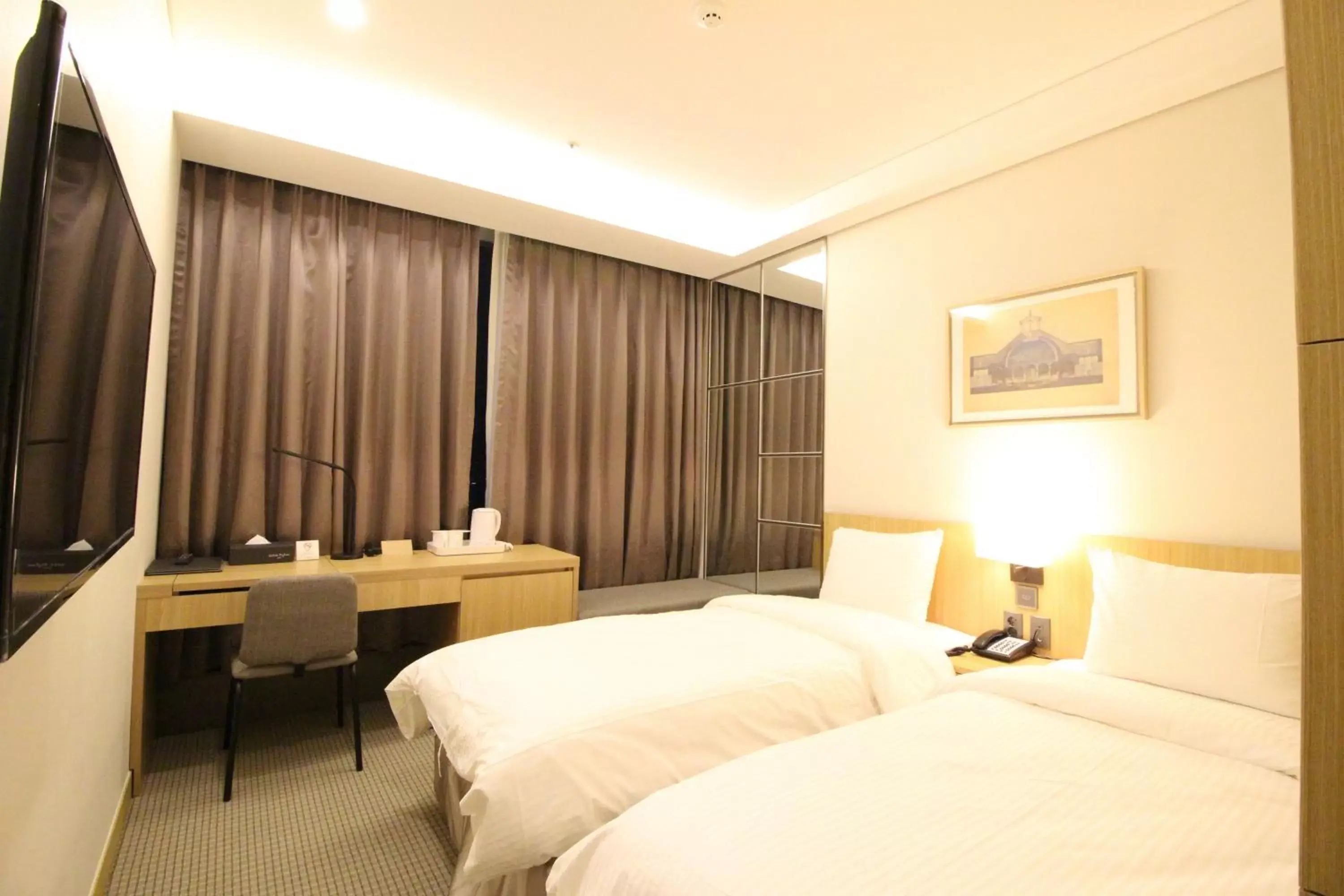 Bed in Hotel Migliore Seoul