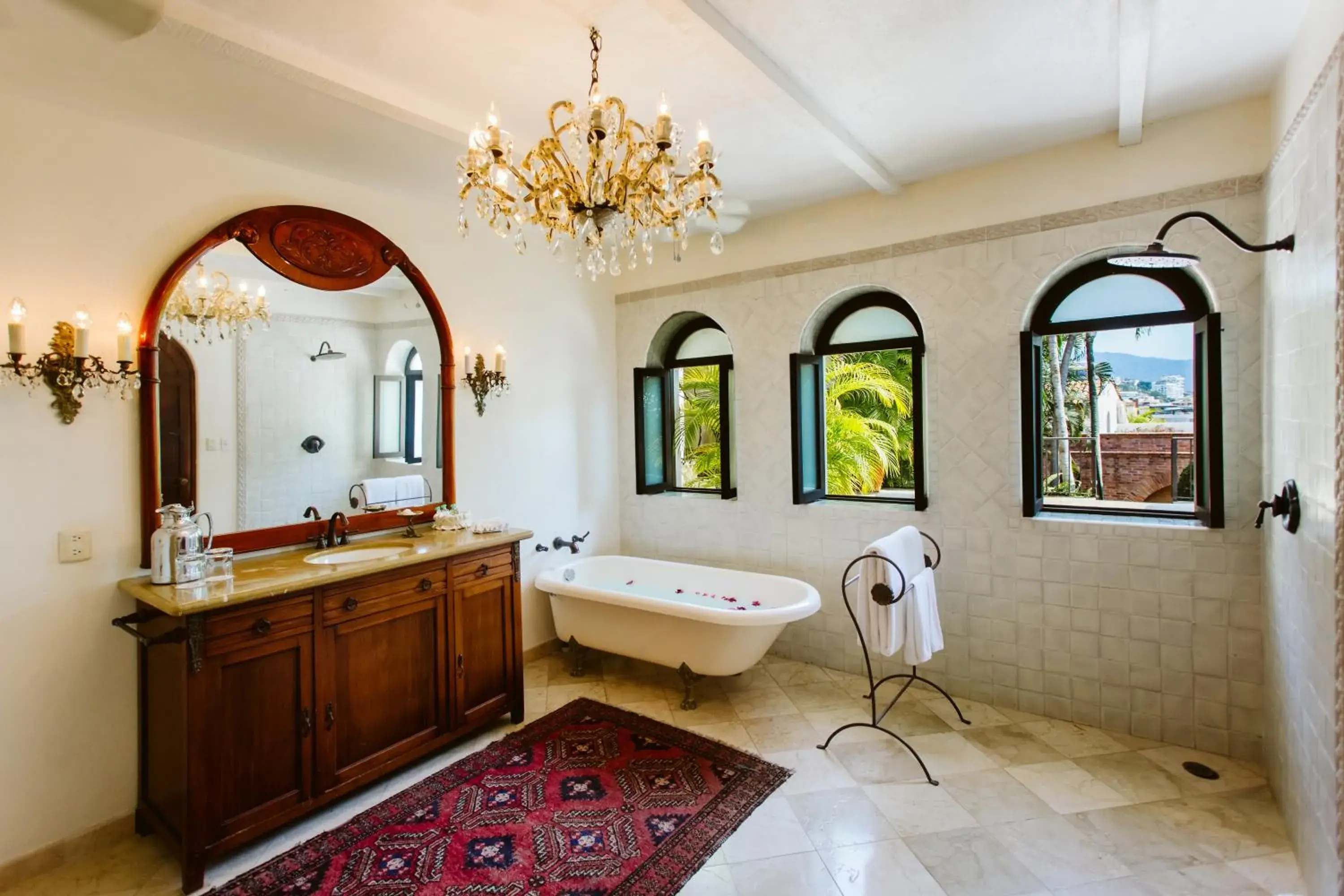 Bathroom in Hacienda San Angel