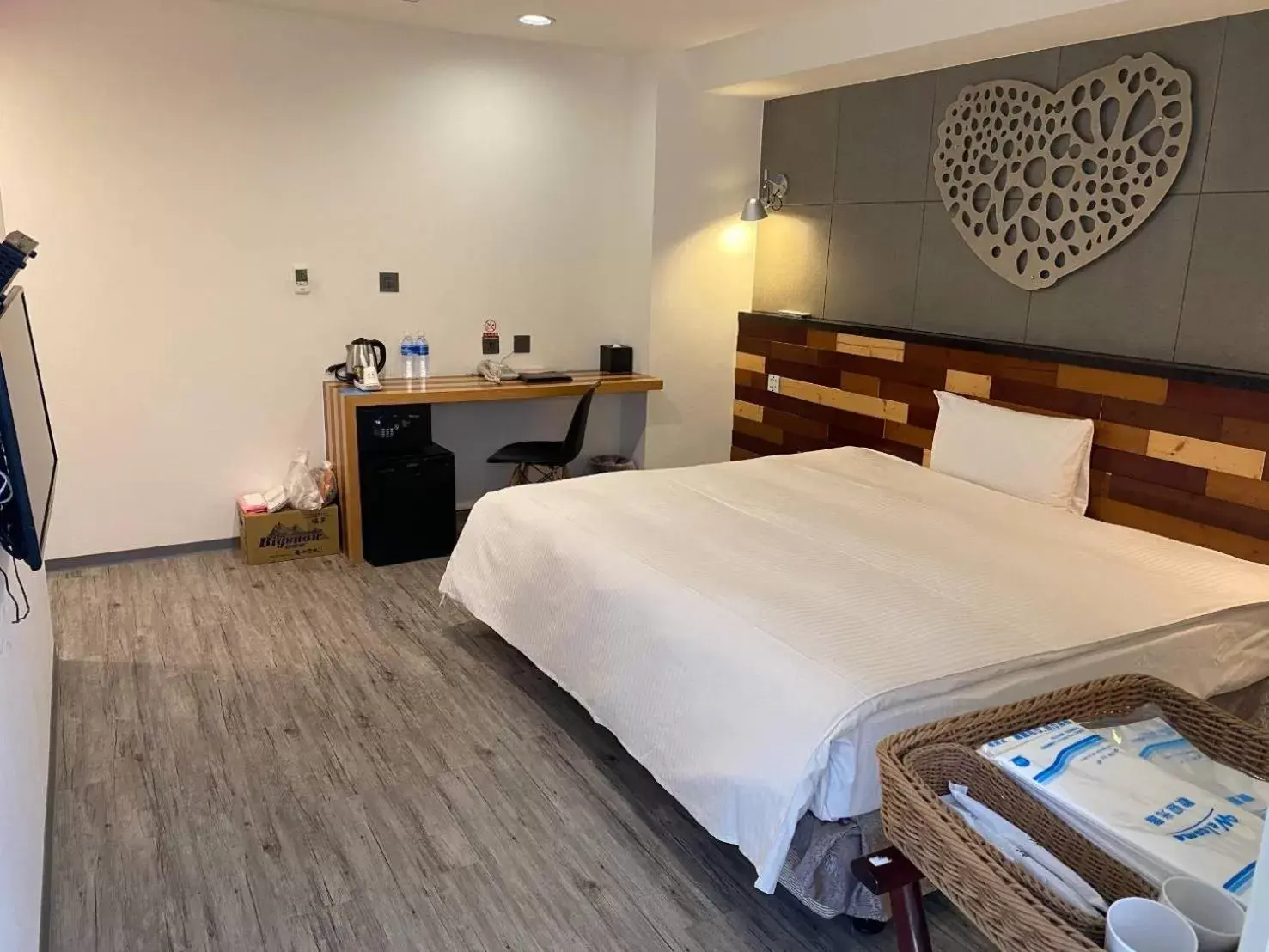 Bed in Xinshe Hotel - Hsinchu