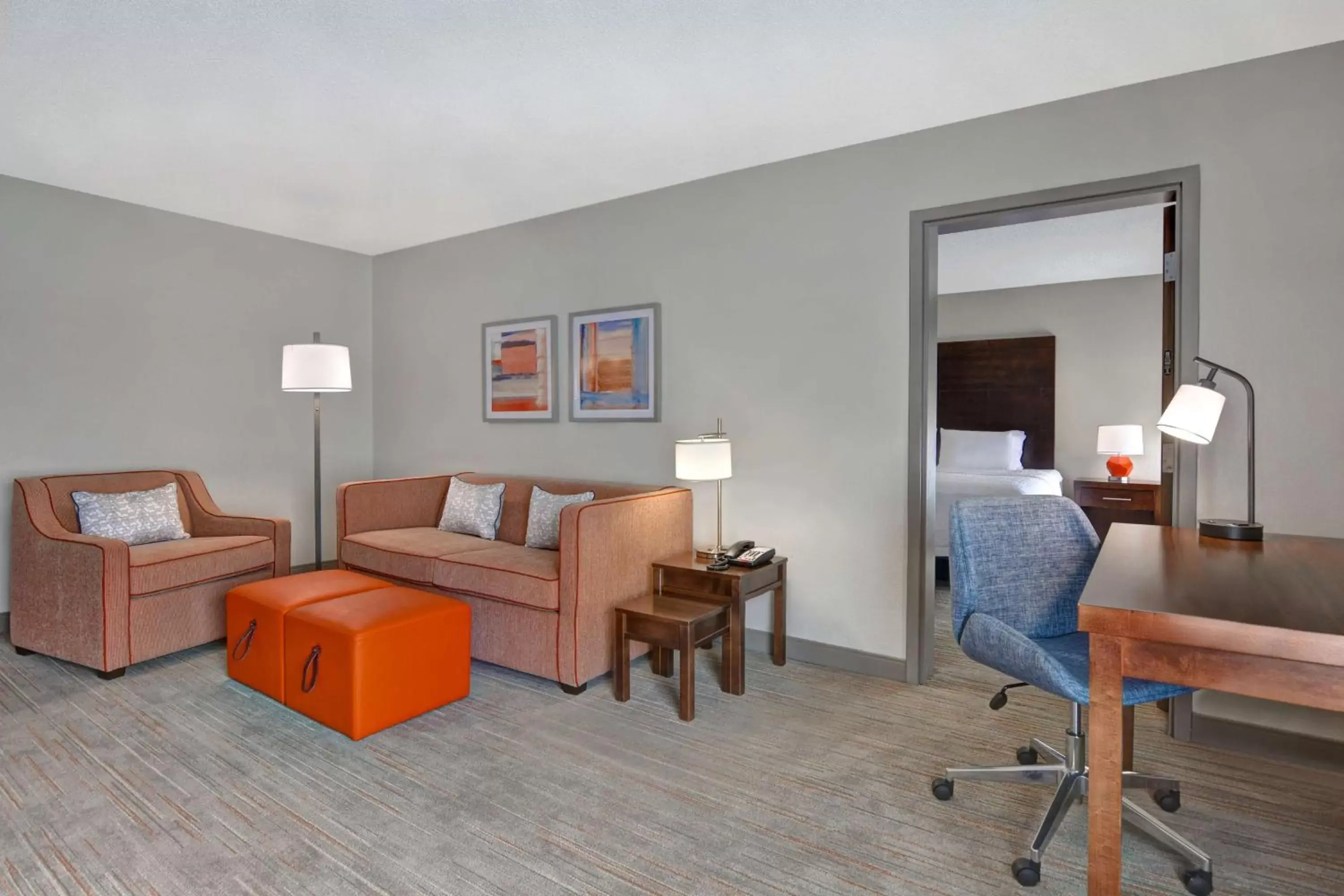 Living room, Seating Area in Hampton Inn Greenwood