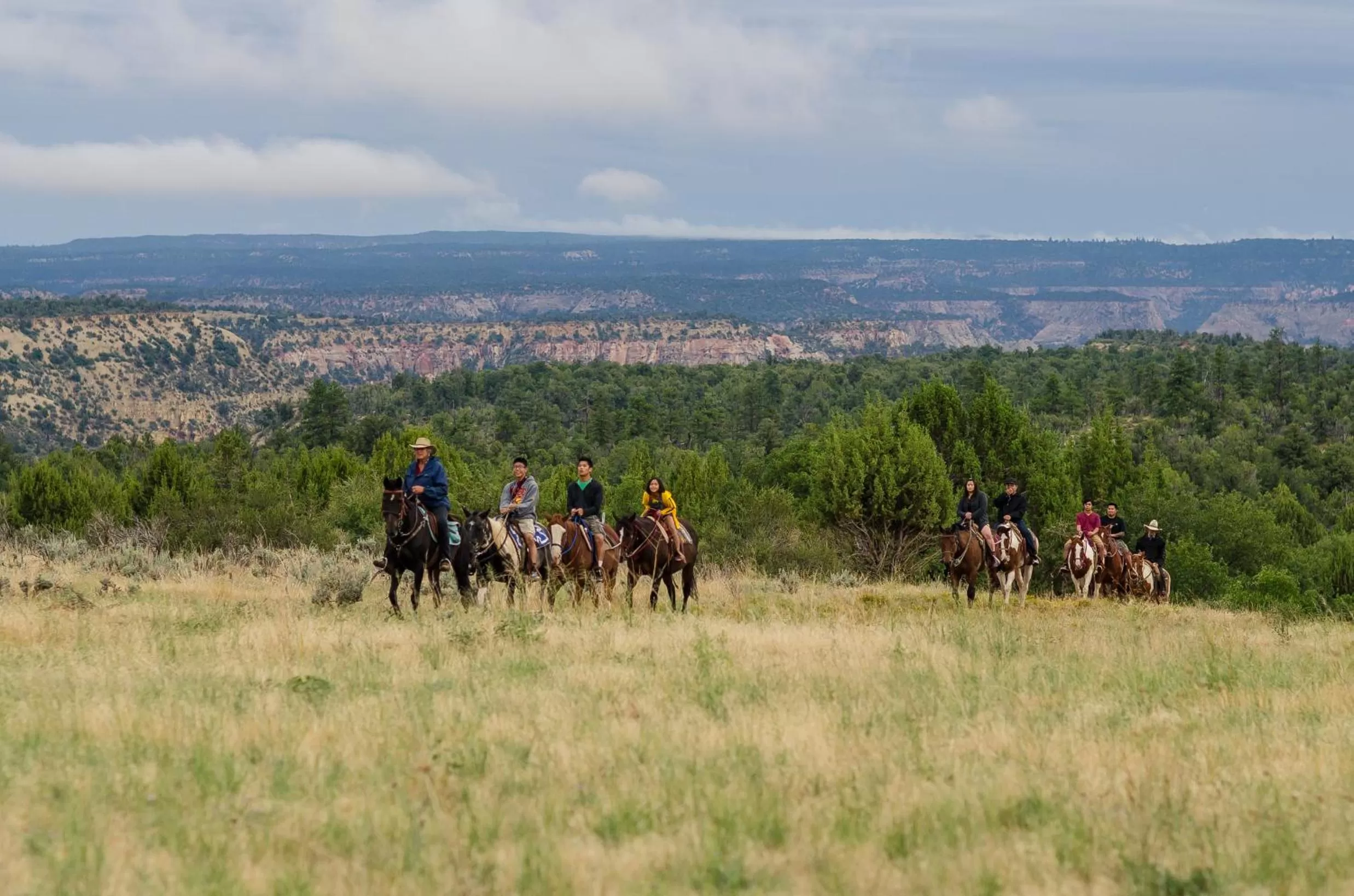 Horse-riding in Zion Mountain Ranch