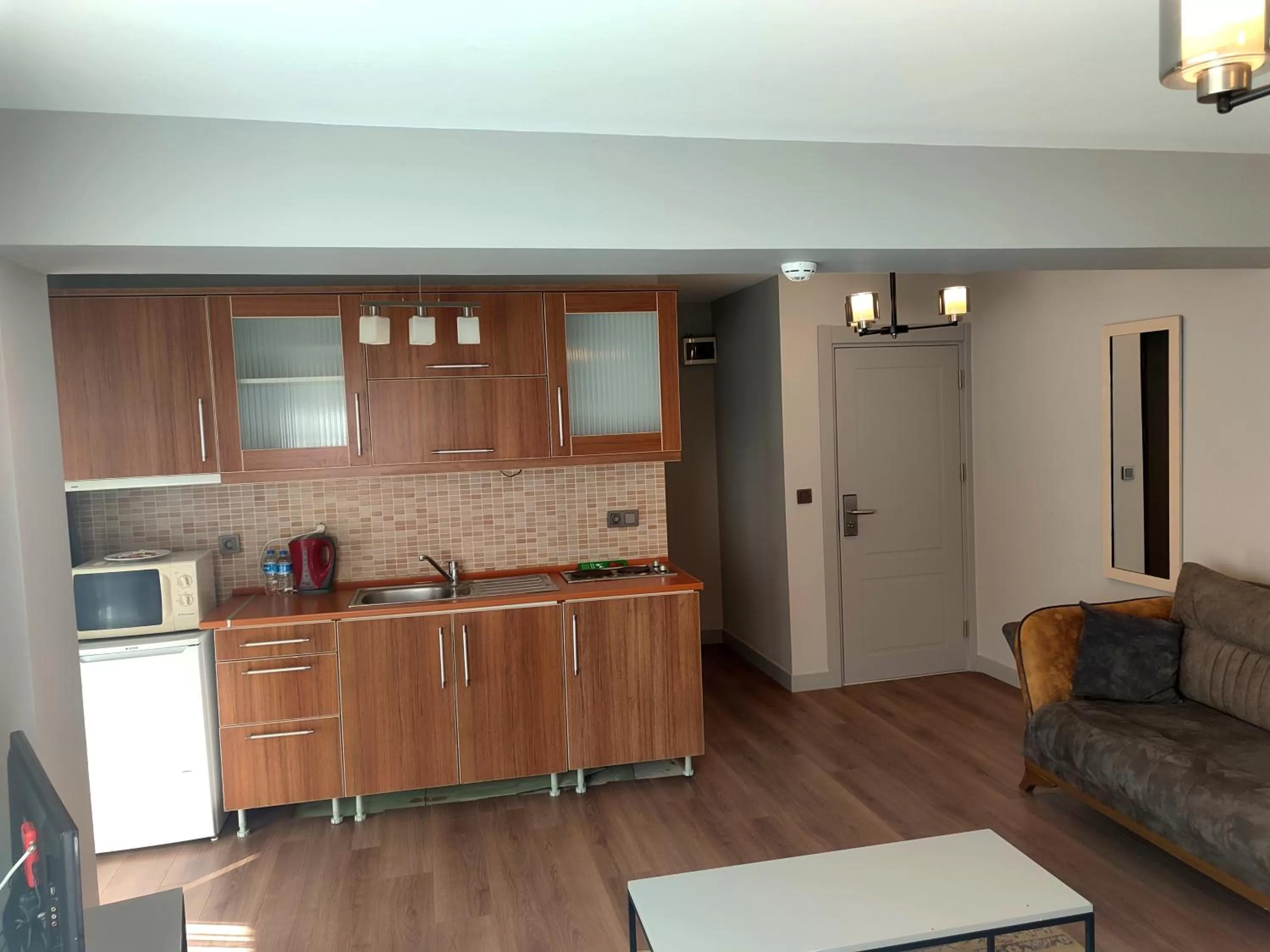 Kitchen or kitchenette in Galata World Hotel