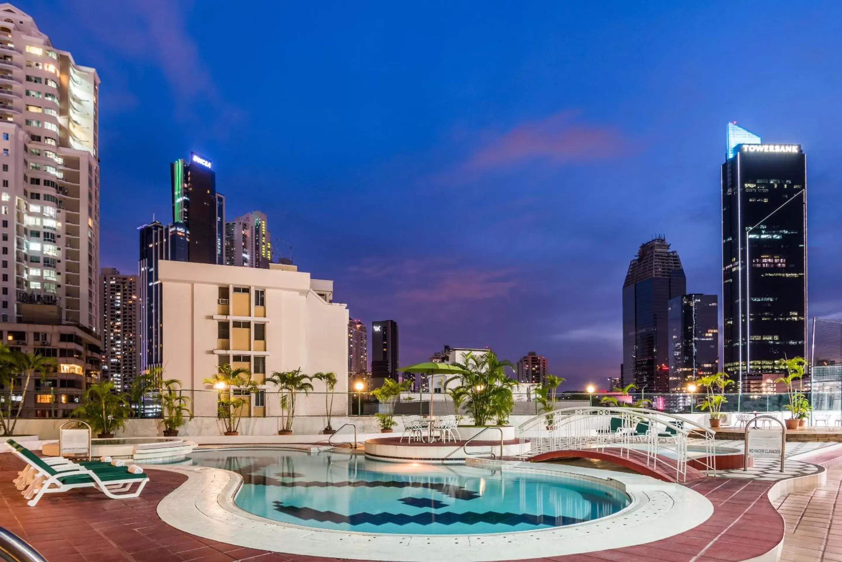 Night, Swimming Pool in Hospedium Princess Hotel Panamá