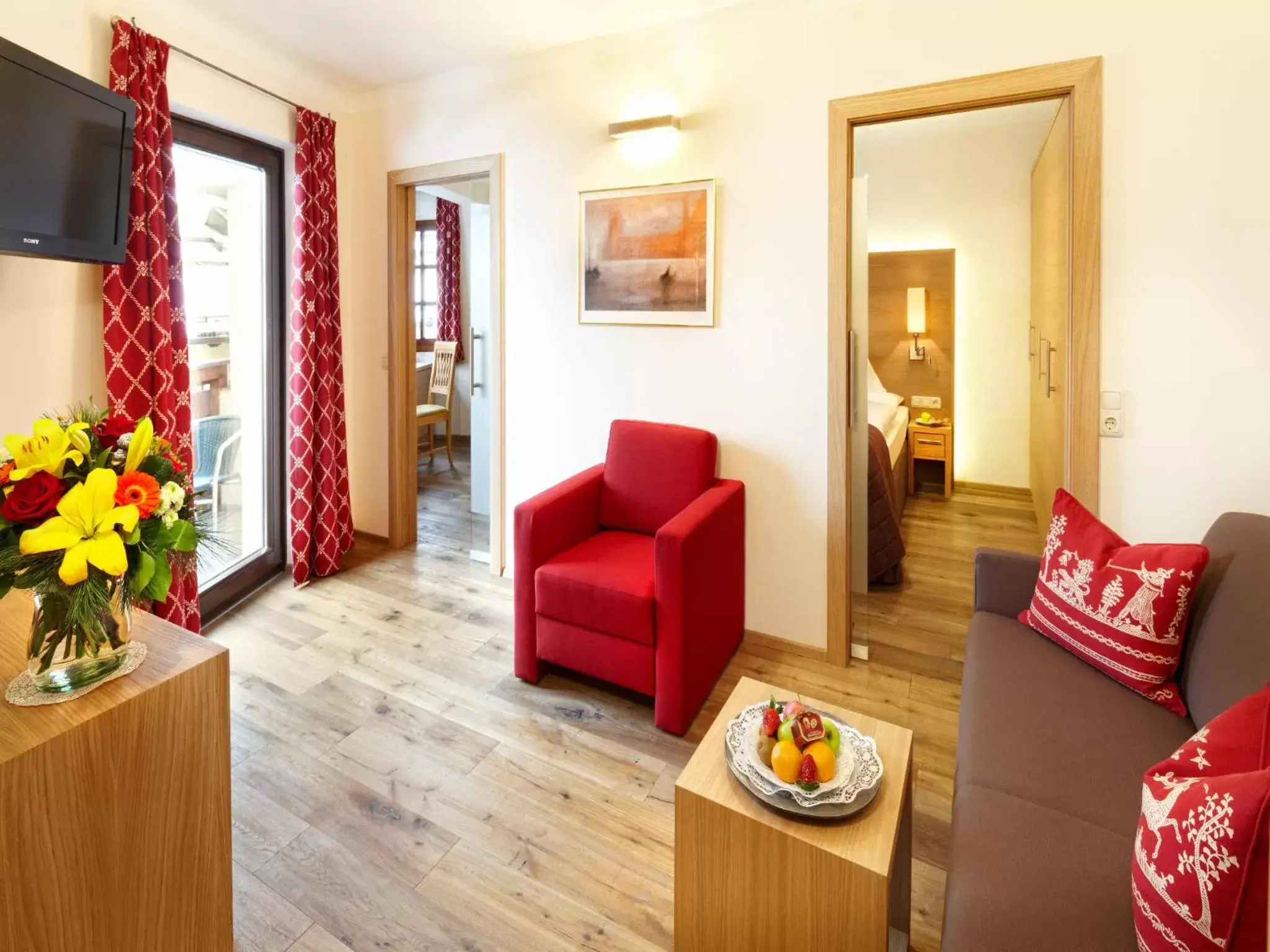 Living room, Seating Area in Hotel zum Hirschen