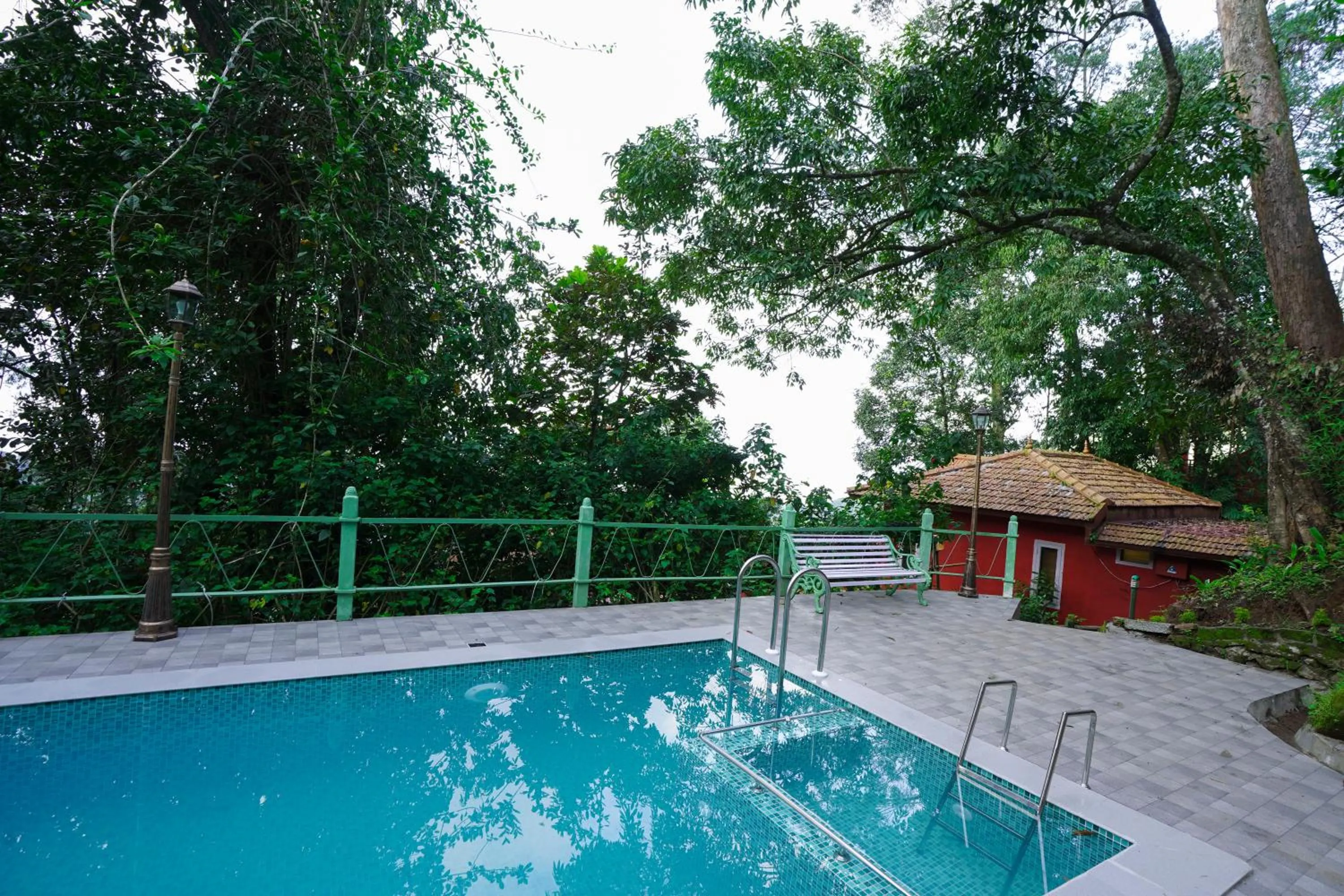 Swimming pool in Tea Valley Resort, Munnar