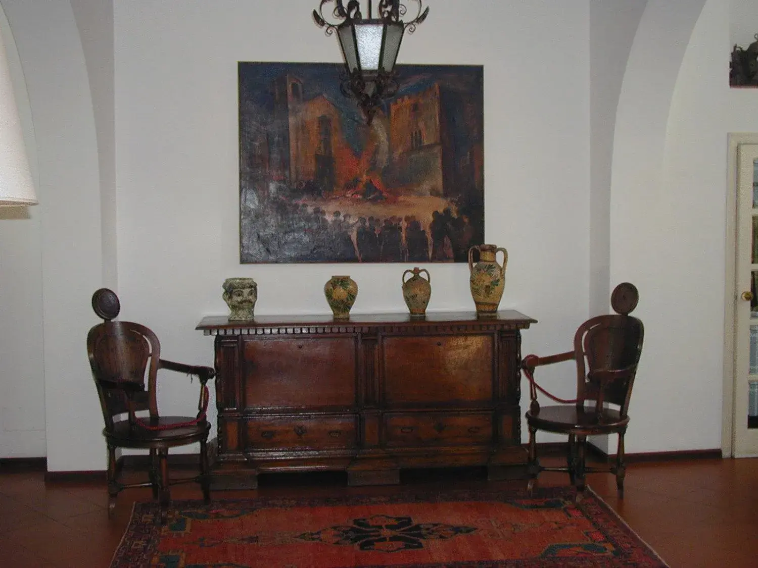 Decorative detail, Seating Area in Hotel Villa Sirina