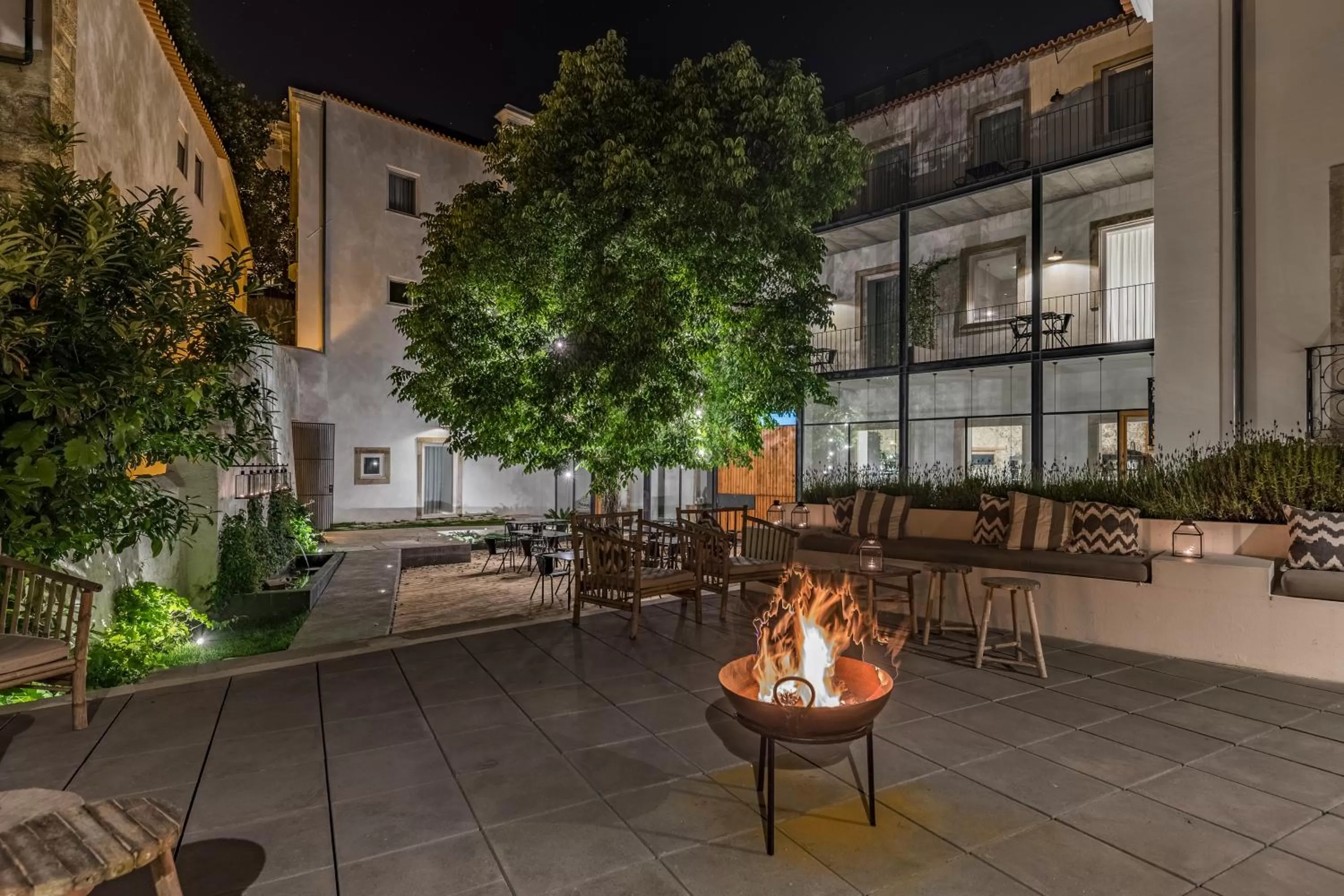 Patio in Sapientia Boutique Hotel