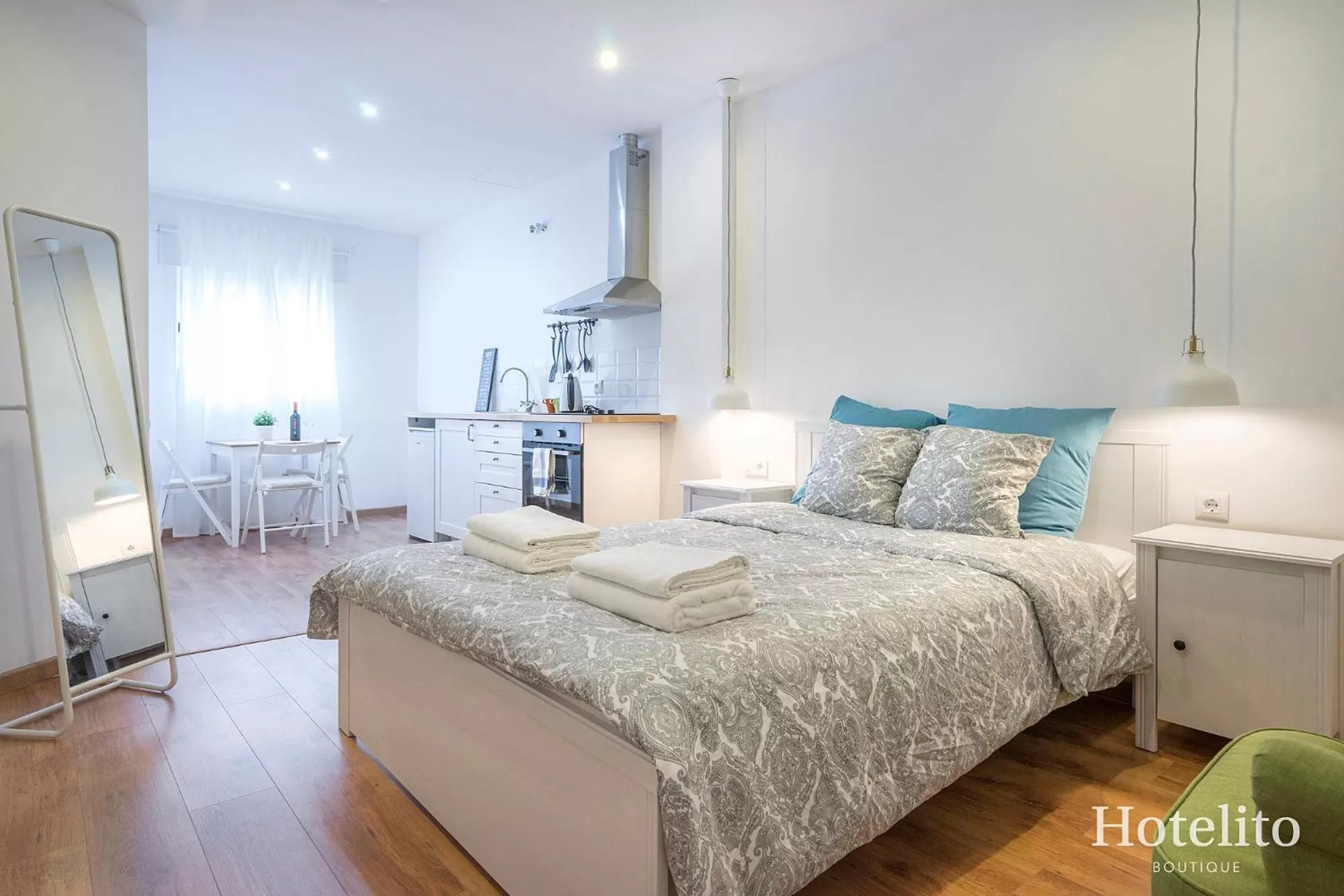 Bed in Hotelito Boutique Camp Nou