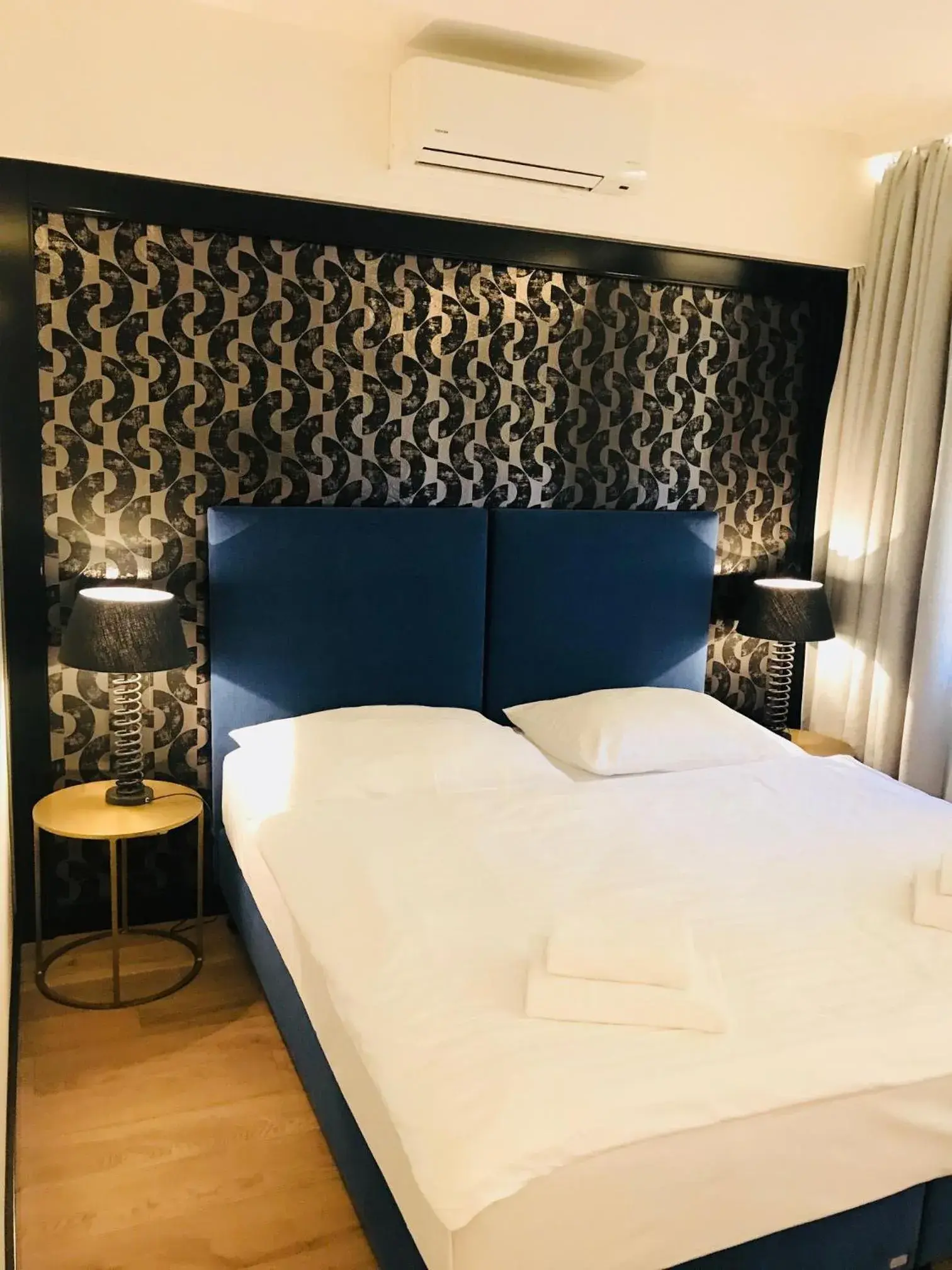 Bed in Antik Hotel Prague