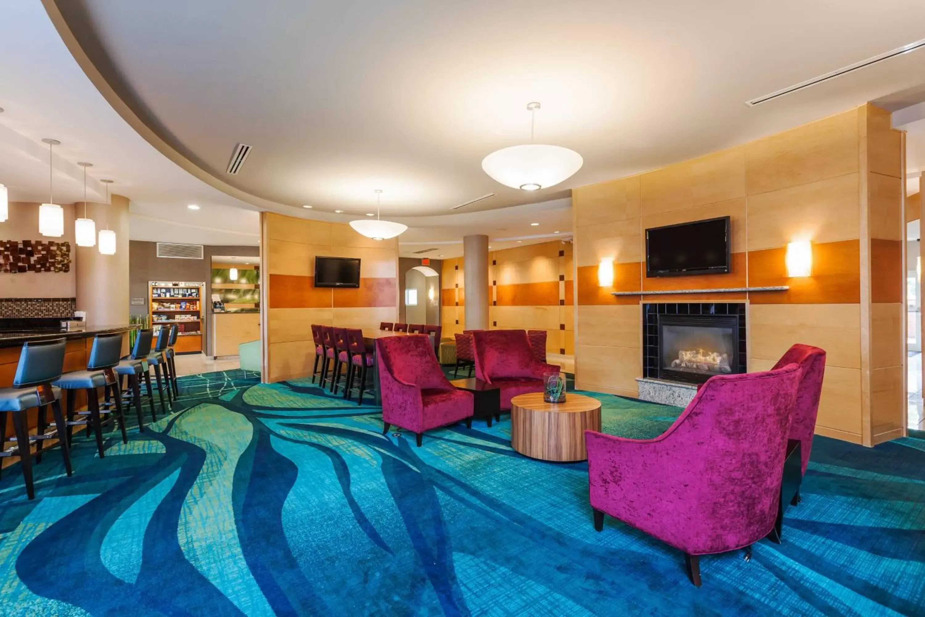 Lobby or reception in SpringHill Suites Charlotte Lake Norman/Mooresville