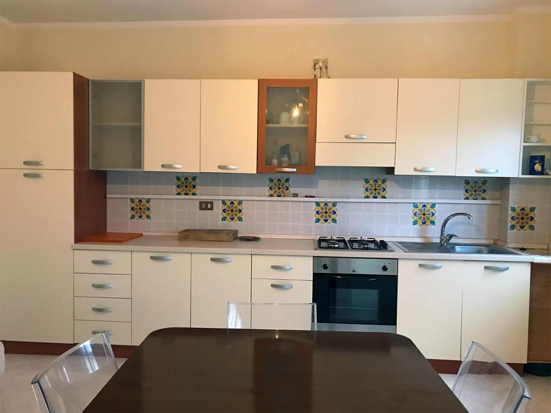 Dining area, Kitchen/Kitchenette in Residence del Golfo