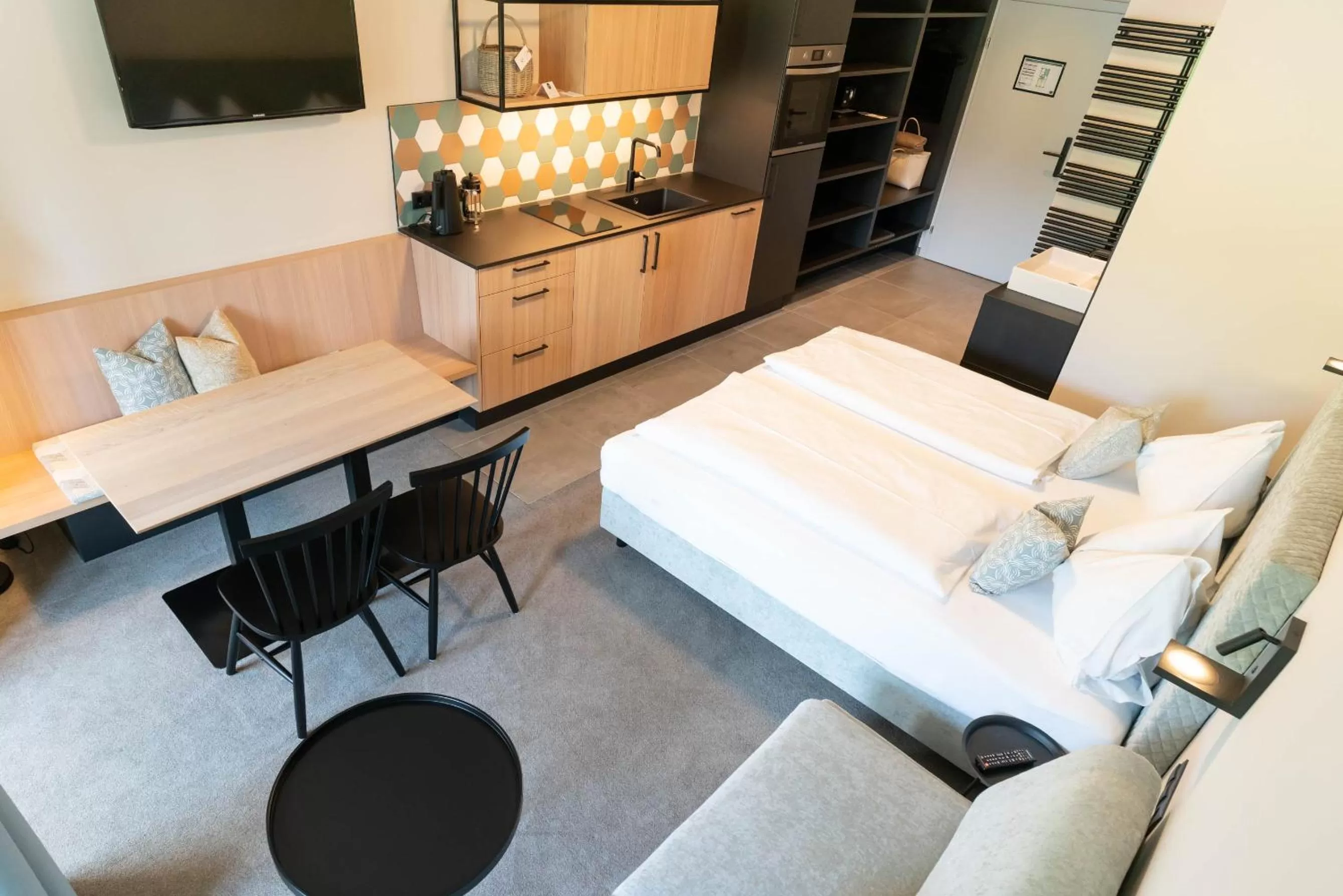 Bed in Apart & Suiten Hotel WEIDEN