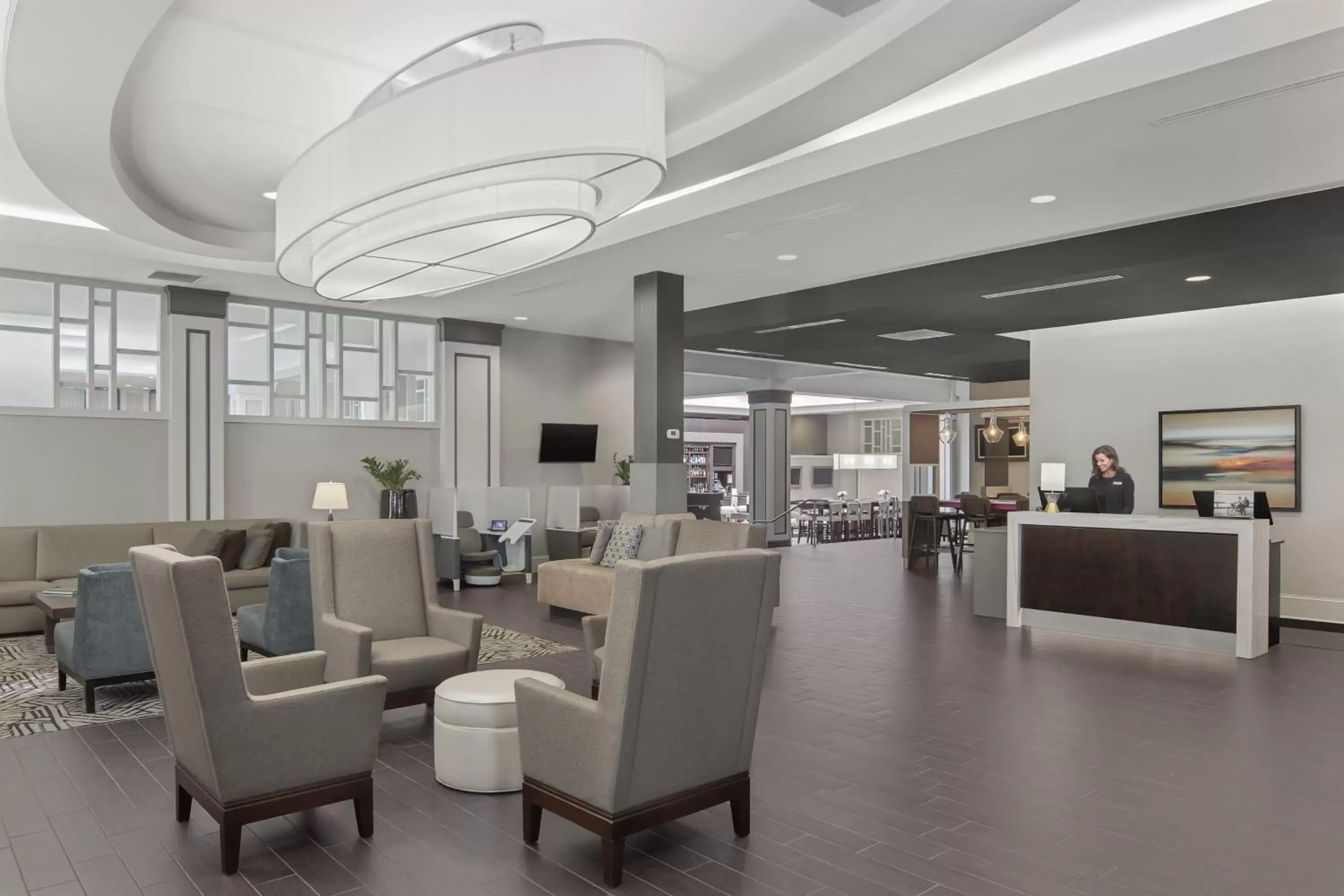 Property building, Lounge/Bar in Crowne Plaza Greenville, an IHG Hotel