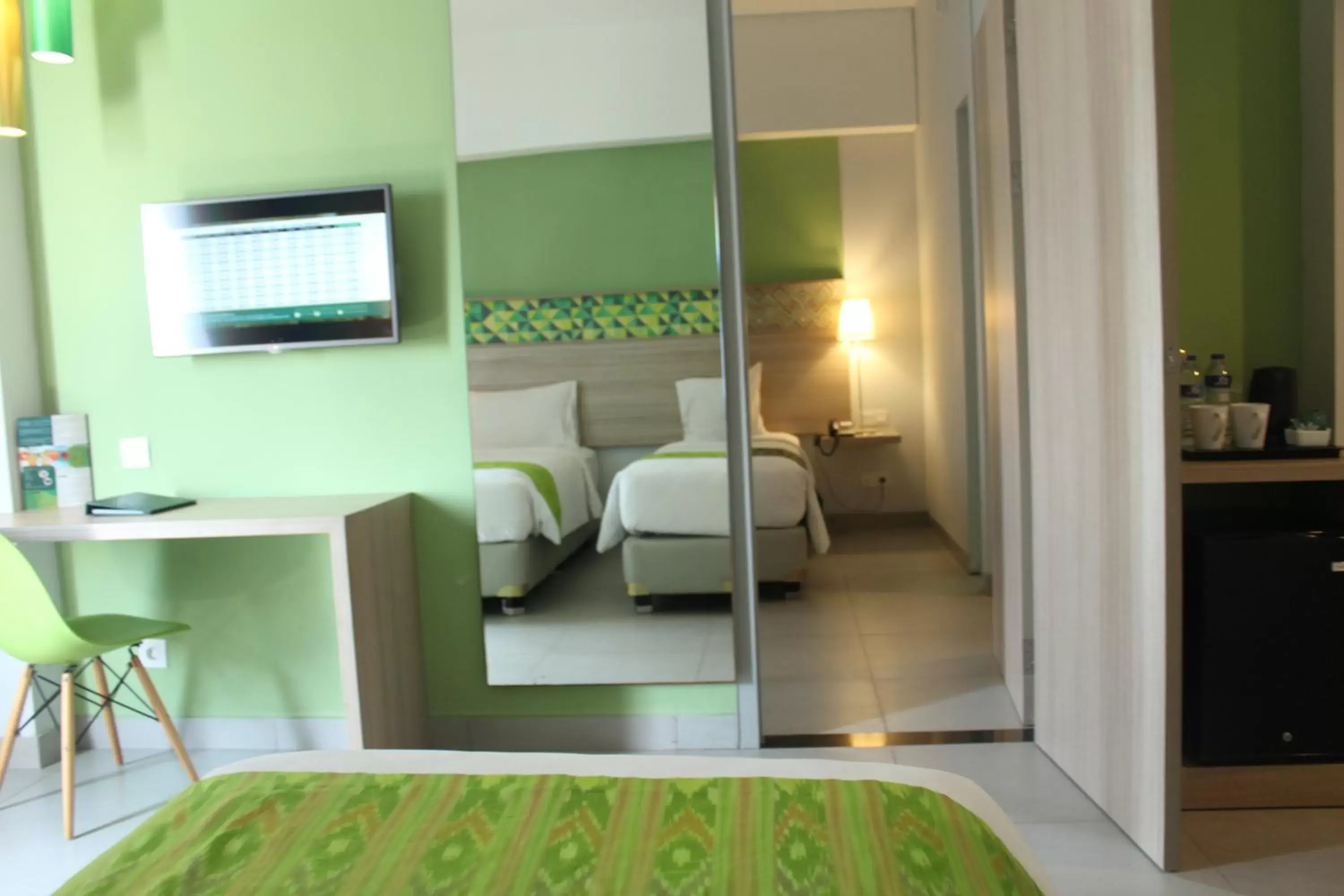 Bed in KHAS Makassar Hotel