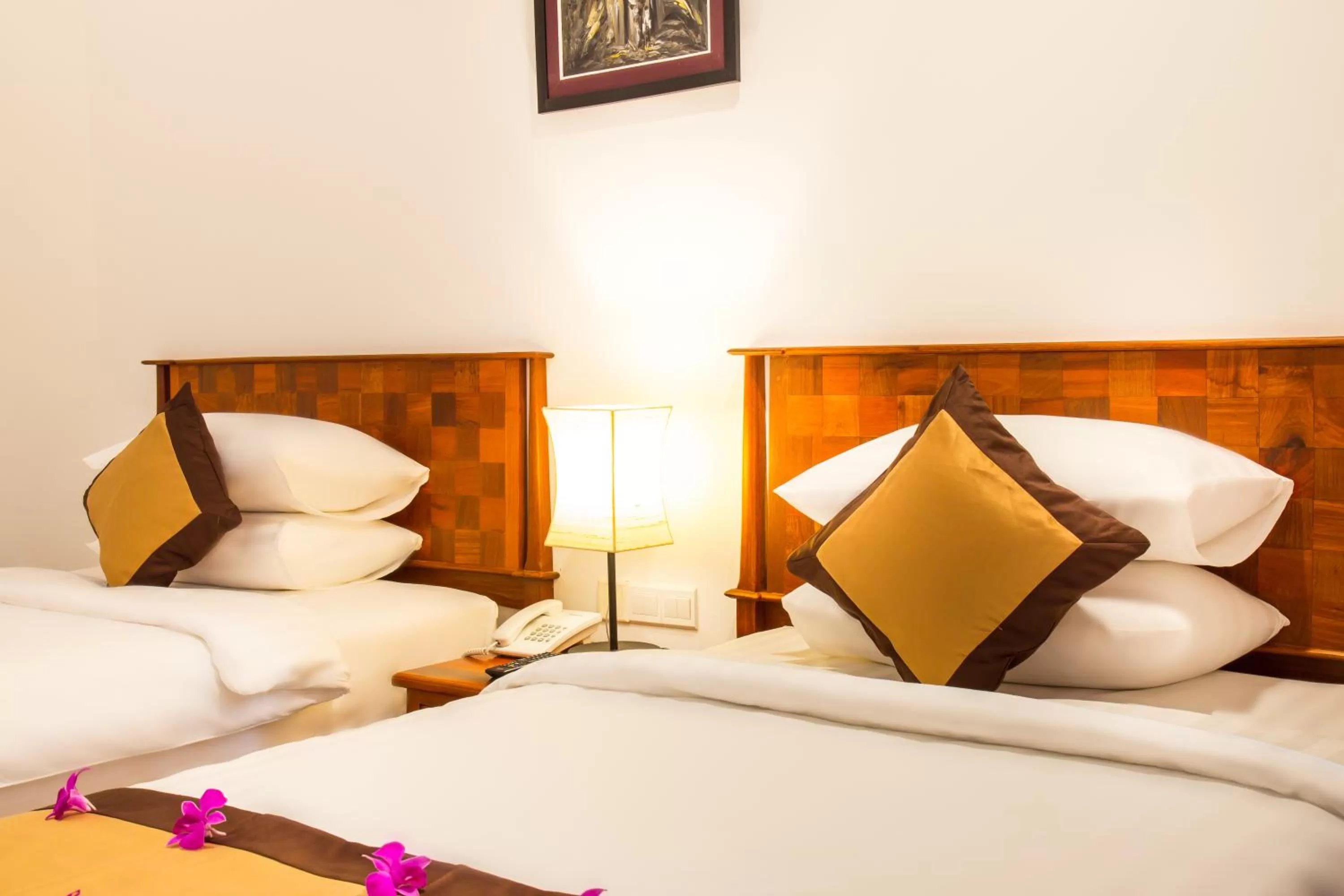 Bed in Glorious Hotel