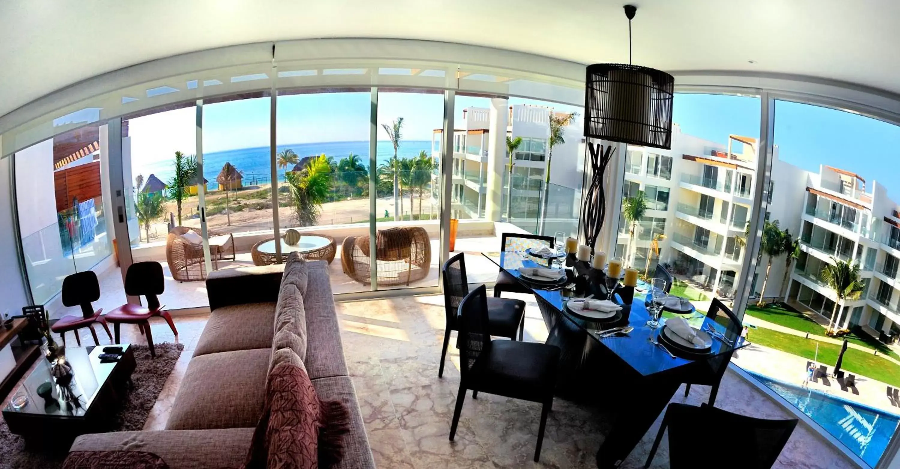 Photo of the whole room in The Elements Oceanfront & Beachside Condo Hotel