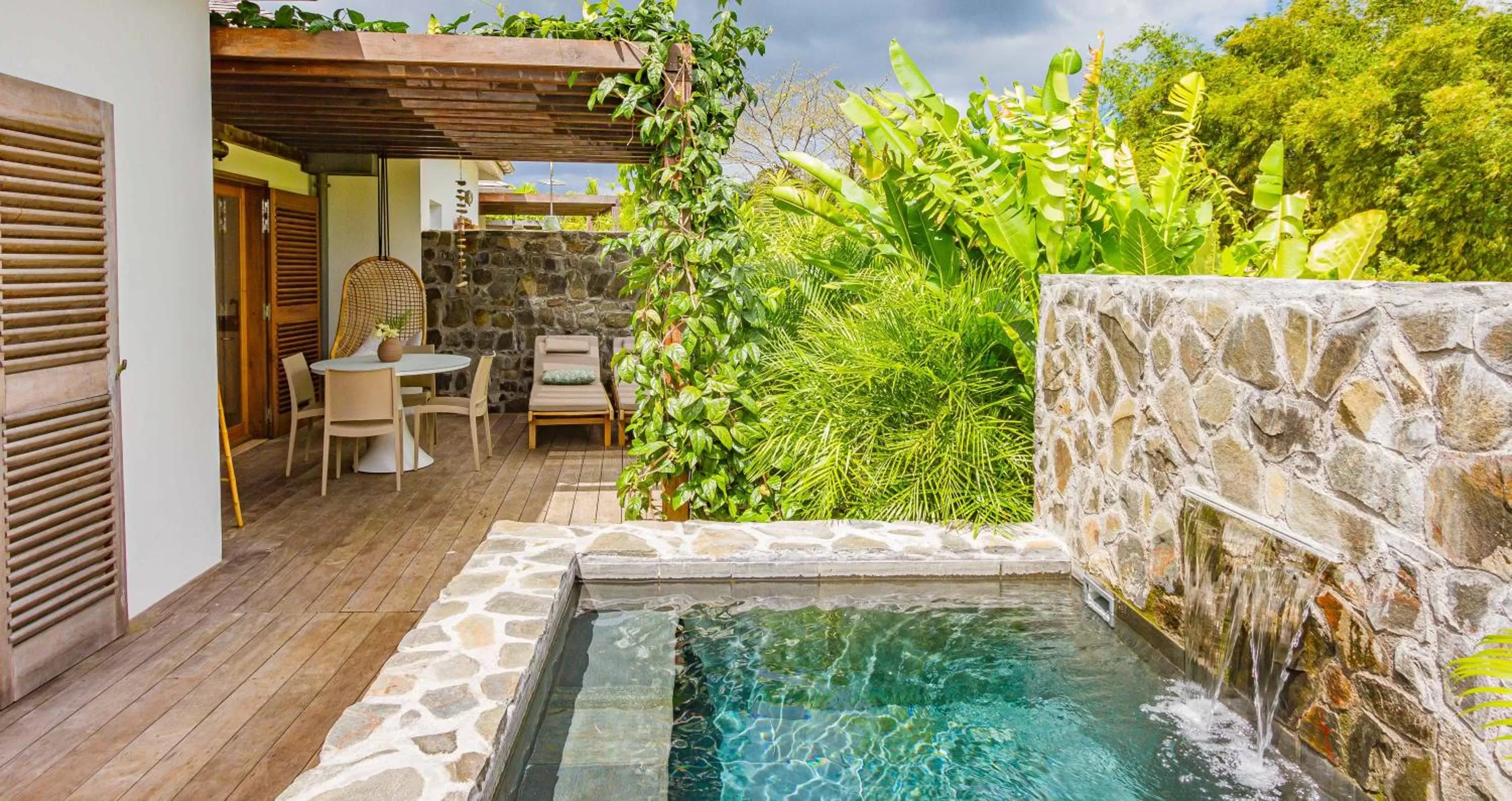 Patio in Habitation Saint Charles - Hôtel de Charme & Spa