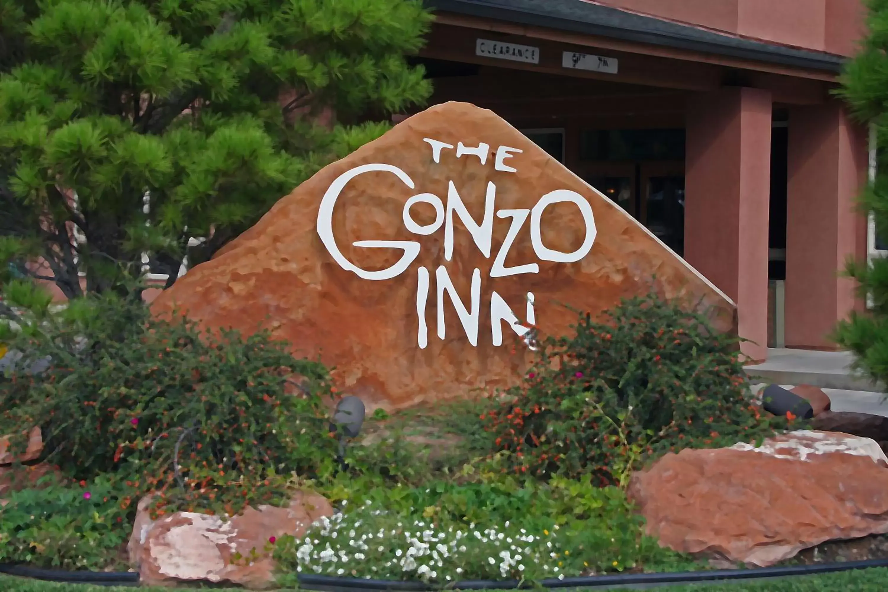Facade/entrance in The Gonzo Inn Facade/entrance in The Gonzo Inn
