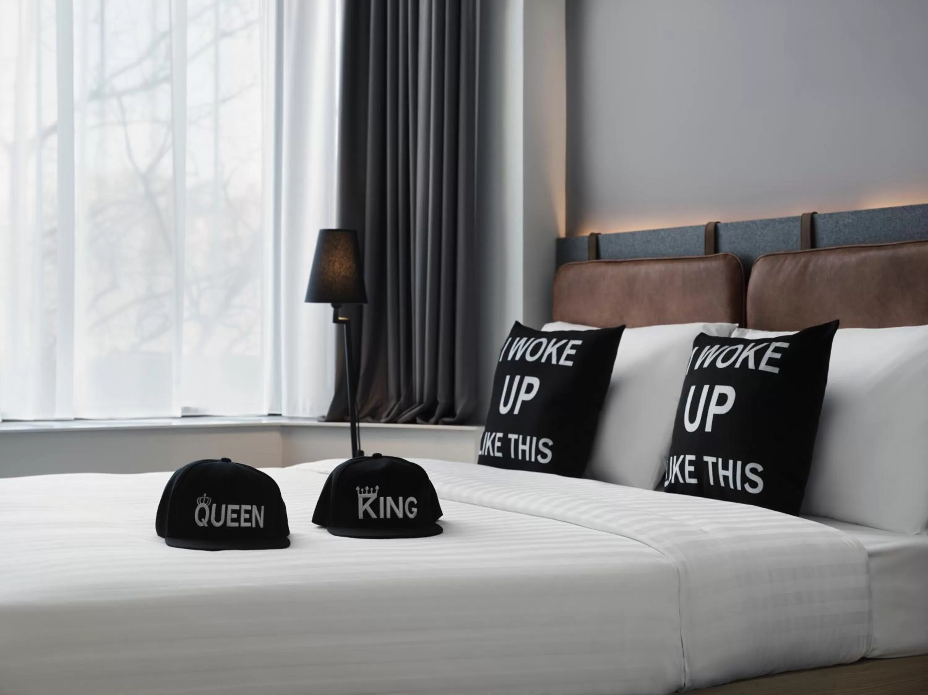 Bed in Moxy Belgrade