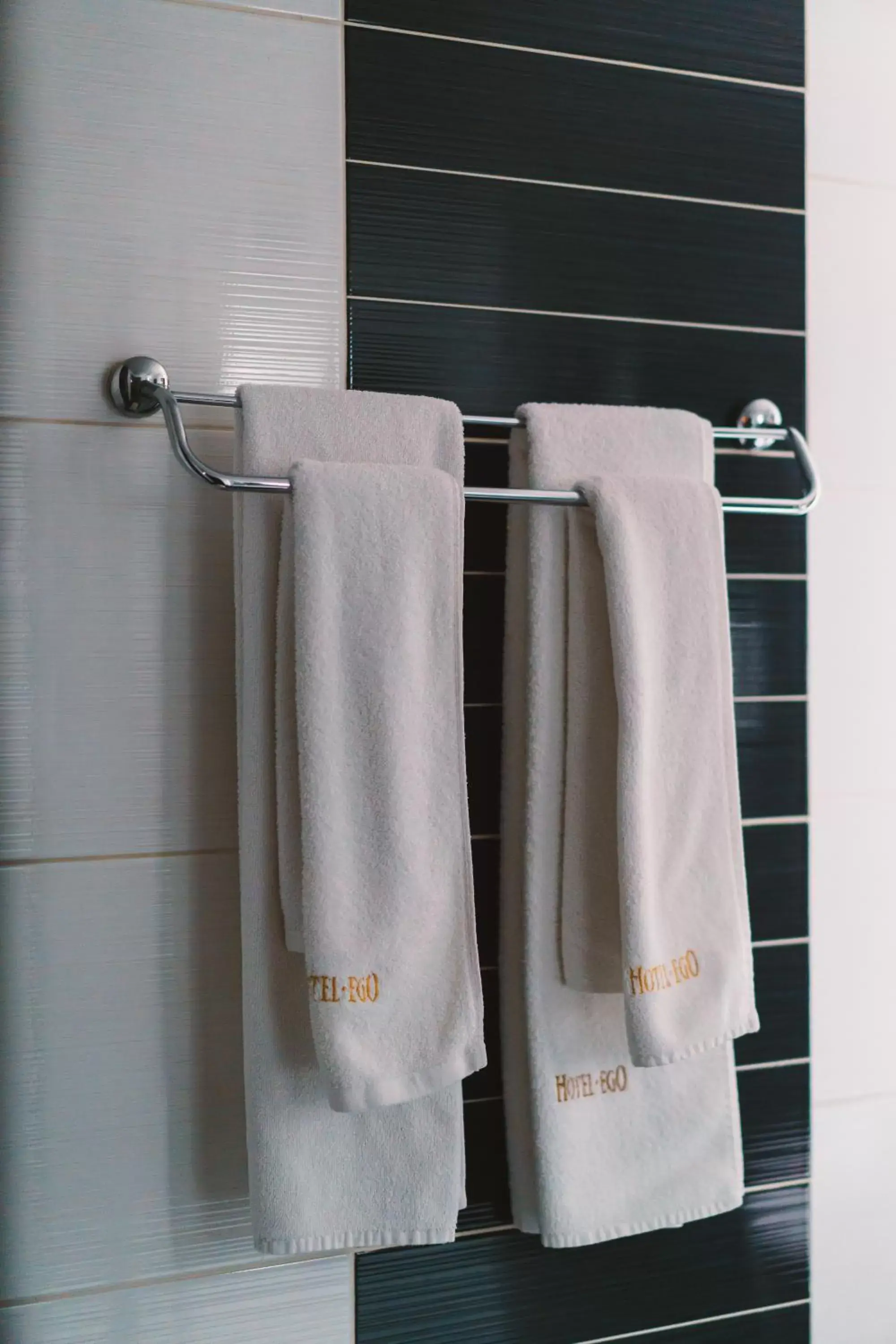 towels, Bathroom in Hotel Ego