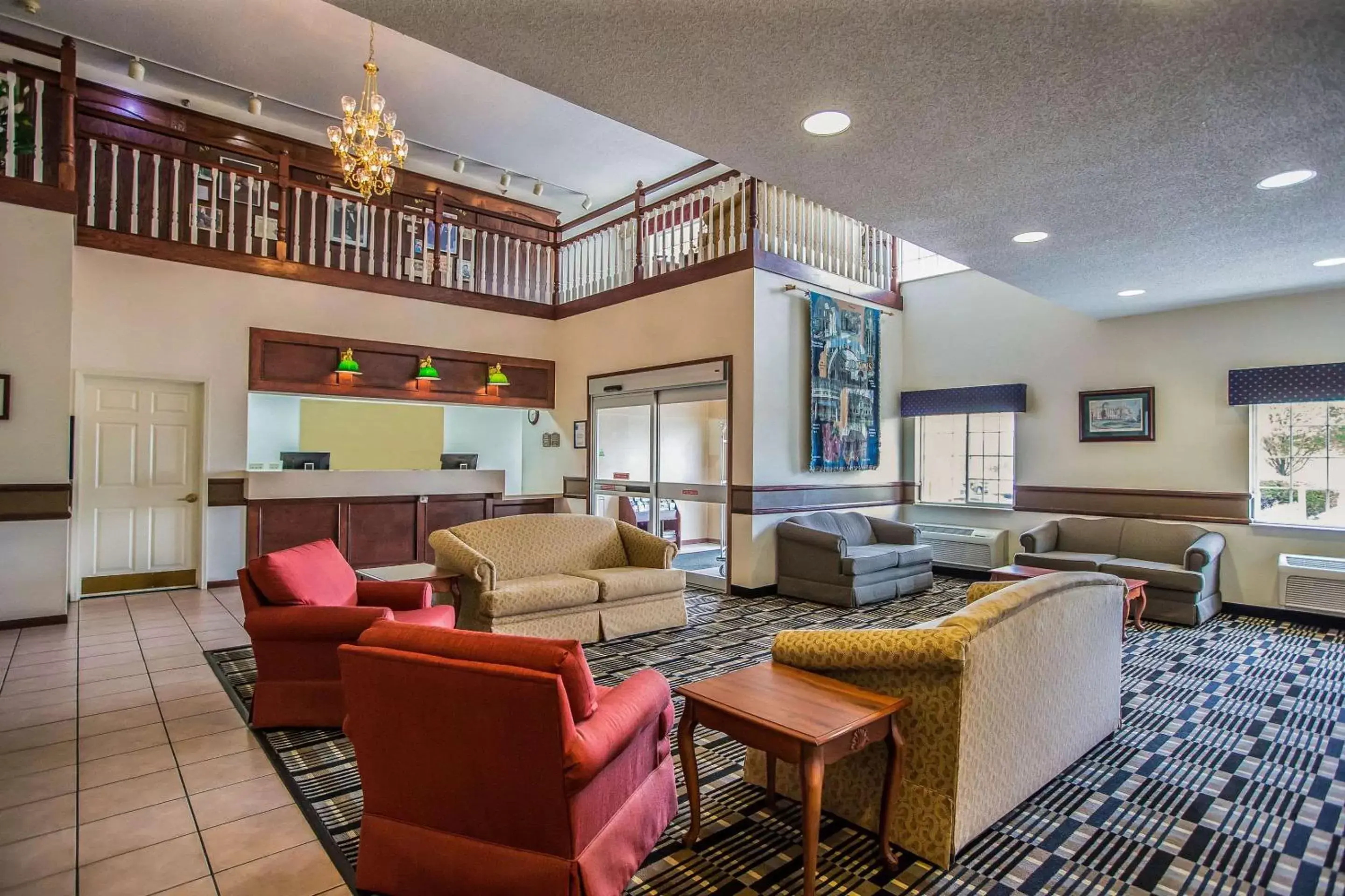 Lobby or reception in Quality Inn & Suites Dixon near I-88 Lobby or reception in Quality Inn & Suites Dixon near I-88