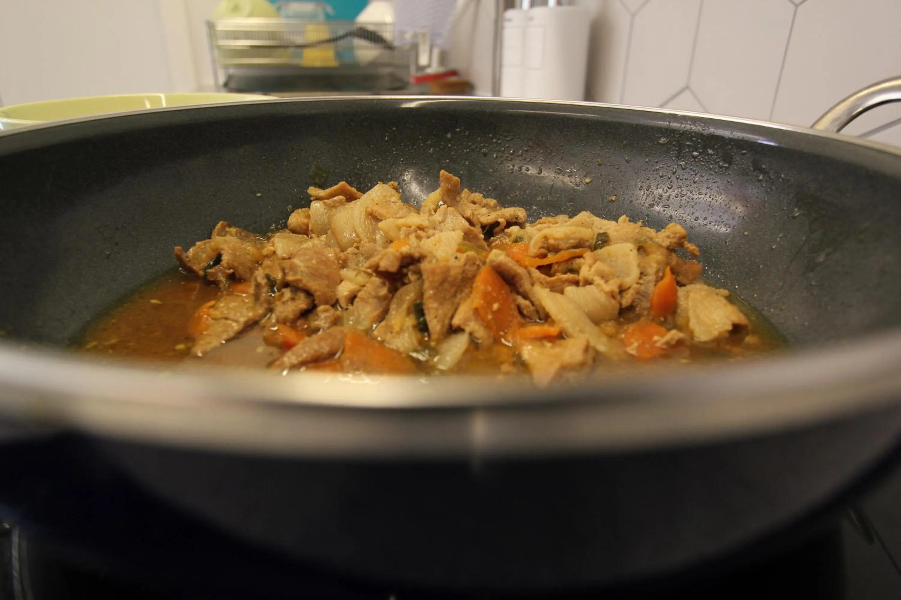 Asian breakfast in B My Guesthouse