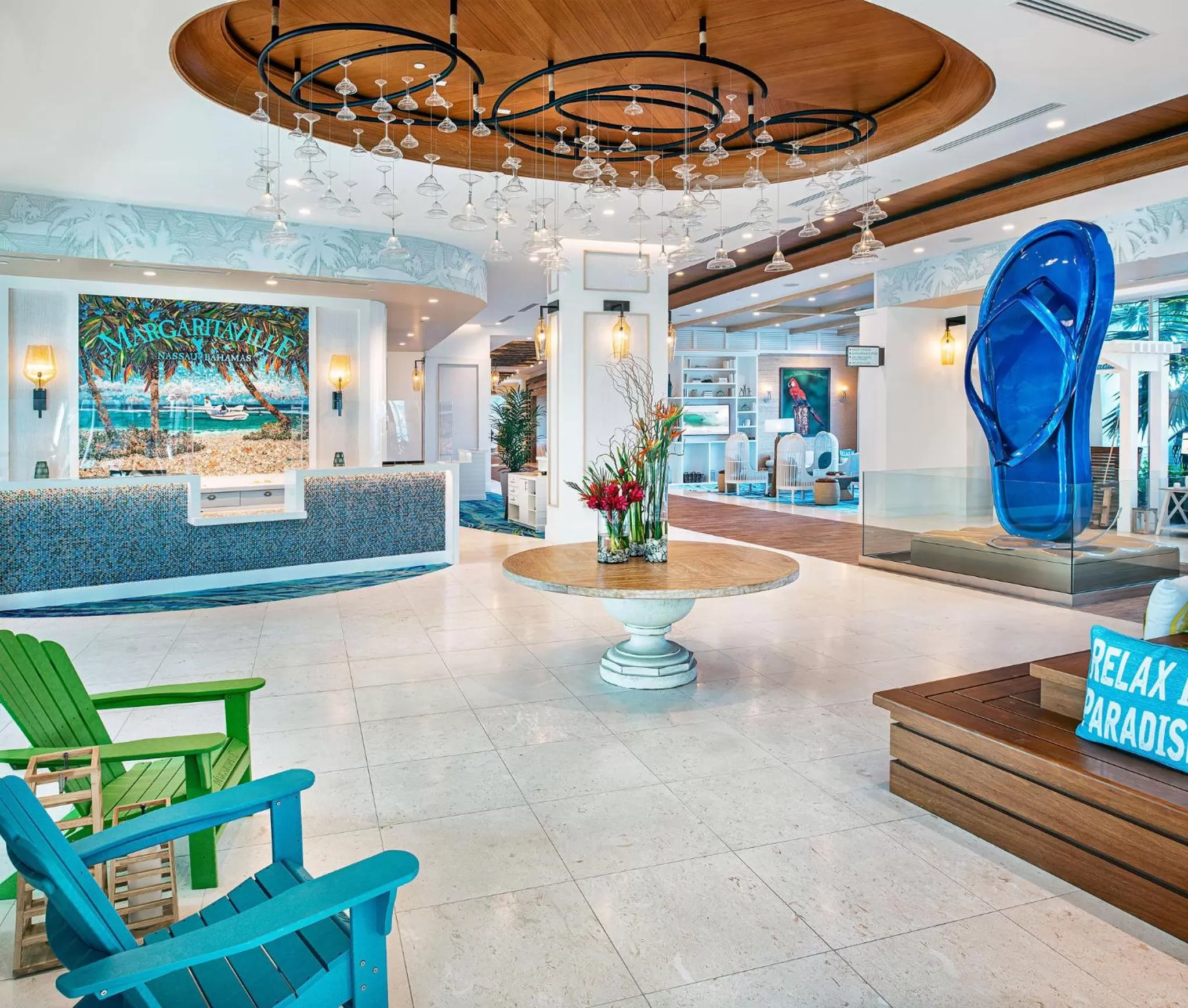 Lobby or reception in Margaritaville Beach Resort Nassau