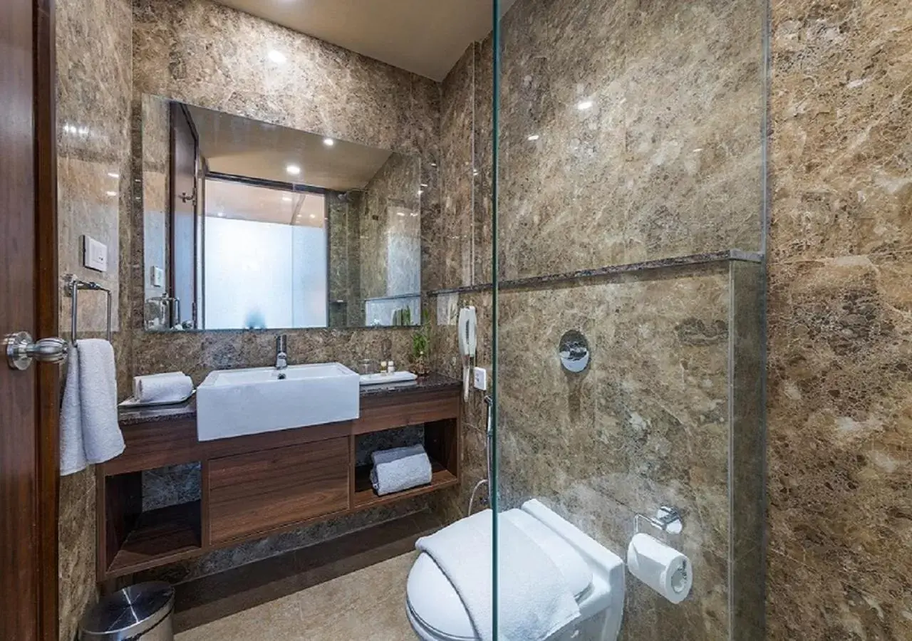 Bathroom in Hotel Cachar Club Bathroom in Hotel Cachar Club