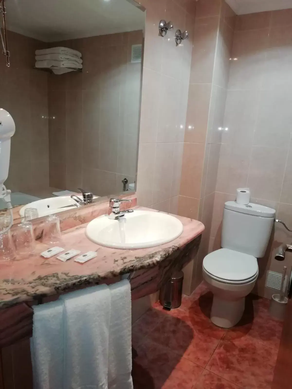 Bathroom in Hotel Brasa