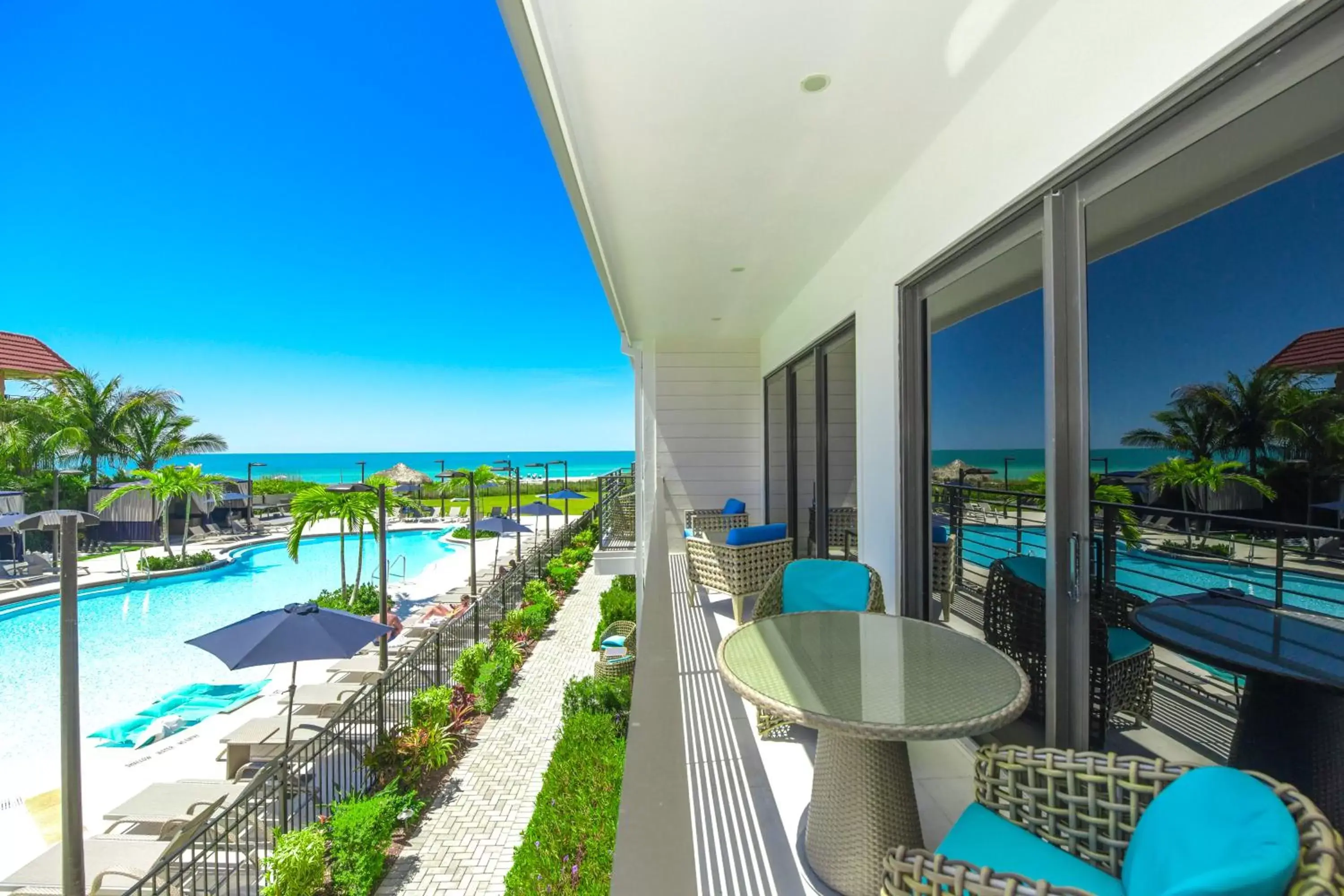 Pool View in Anna Maria Beach Resort