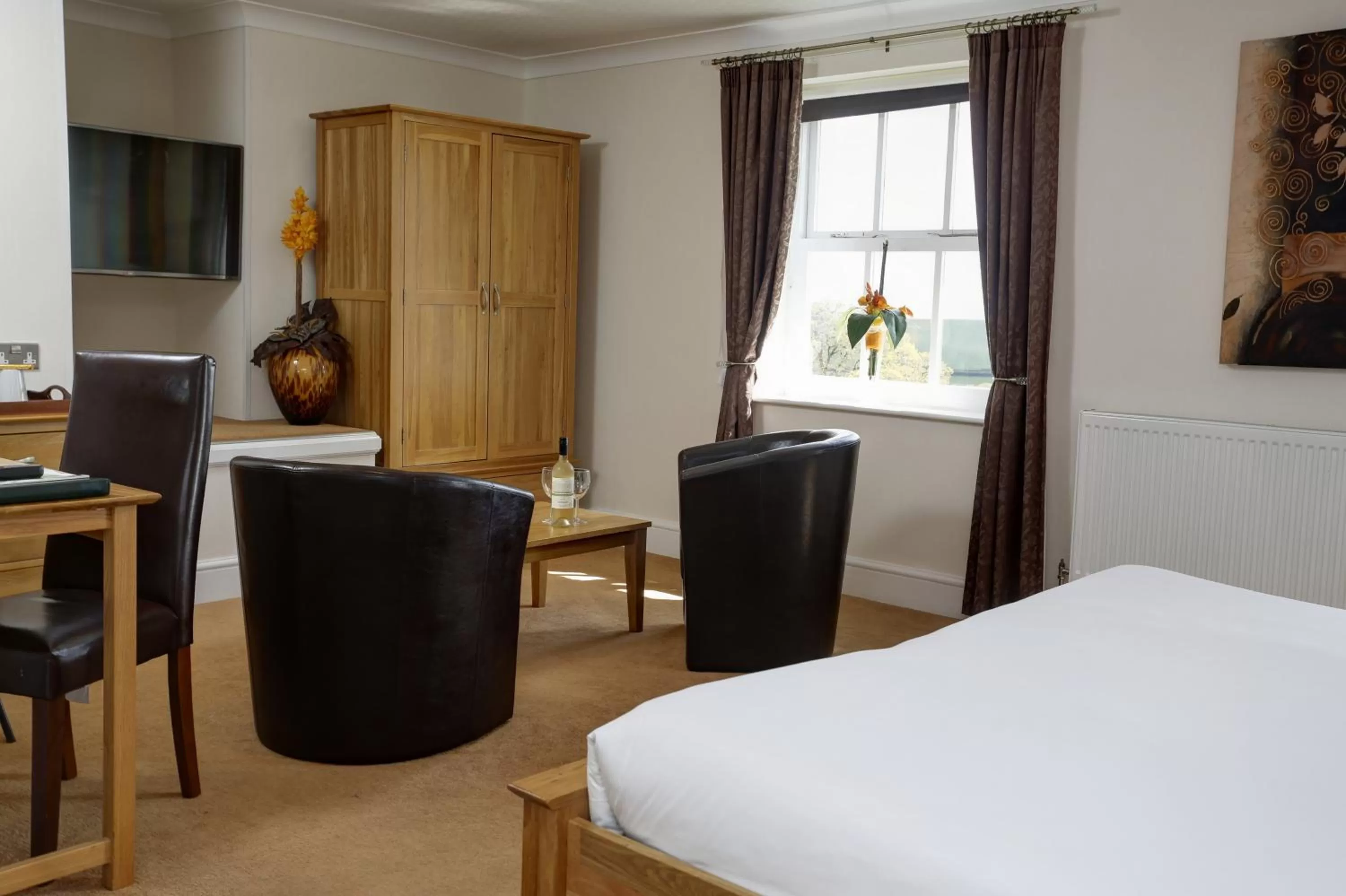 Seating area, Bed in Lord Haldon Country Hotel, Sure Hotel Collection by Best Western