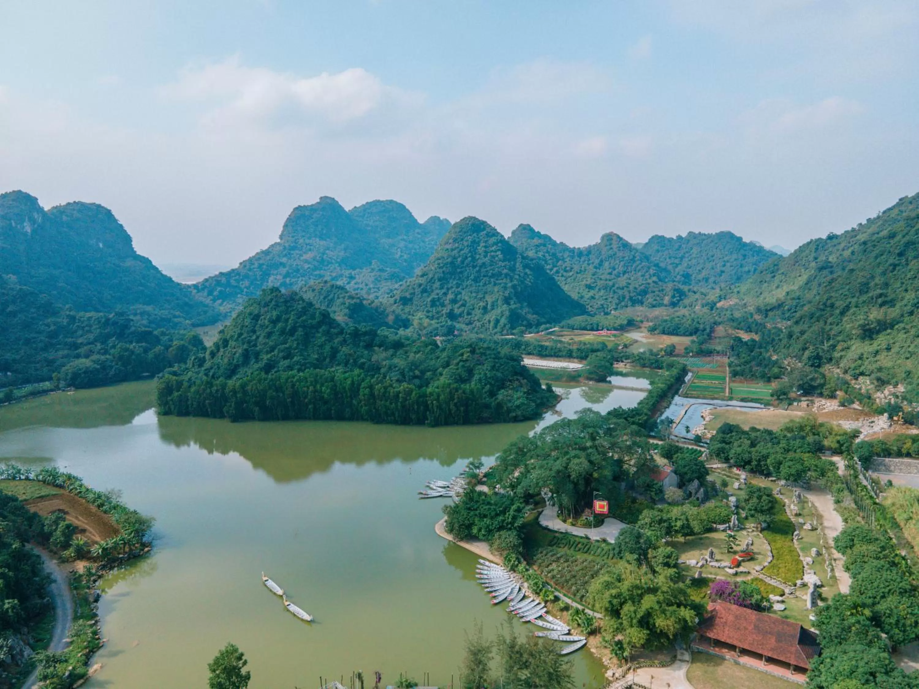 Natural landscape in Thung Nham Resort