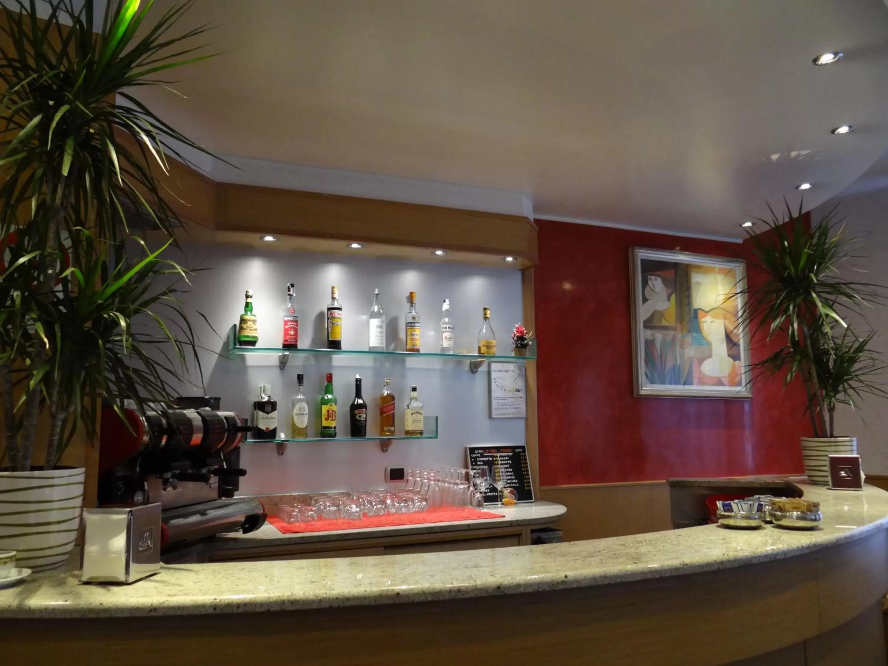 Breakfast, Lounge/Bar in Hotel Parma