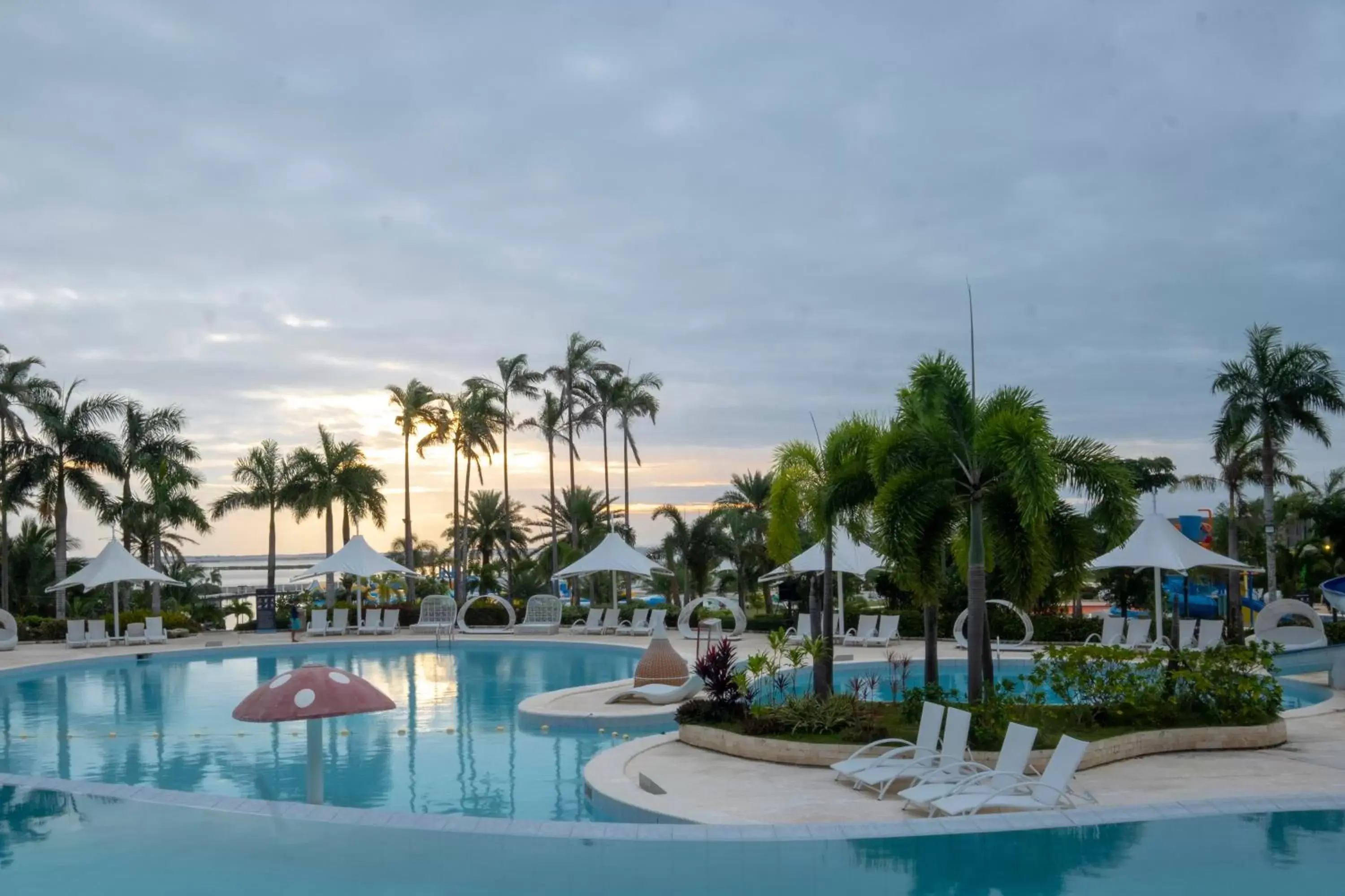 Pool view in Solea Mactan Resort Pool view in Solea Mactan Resort