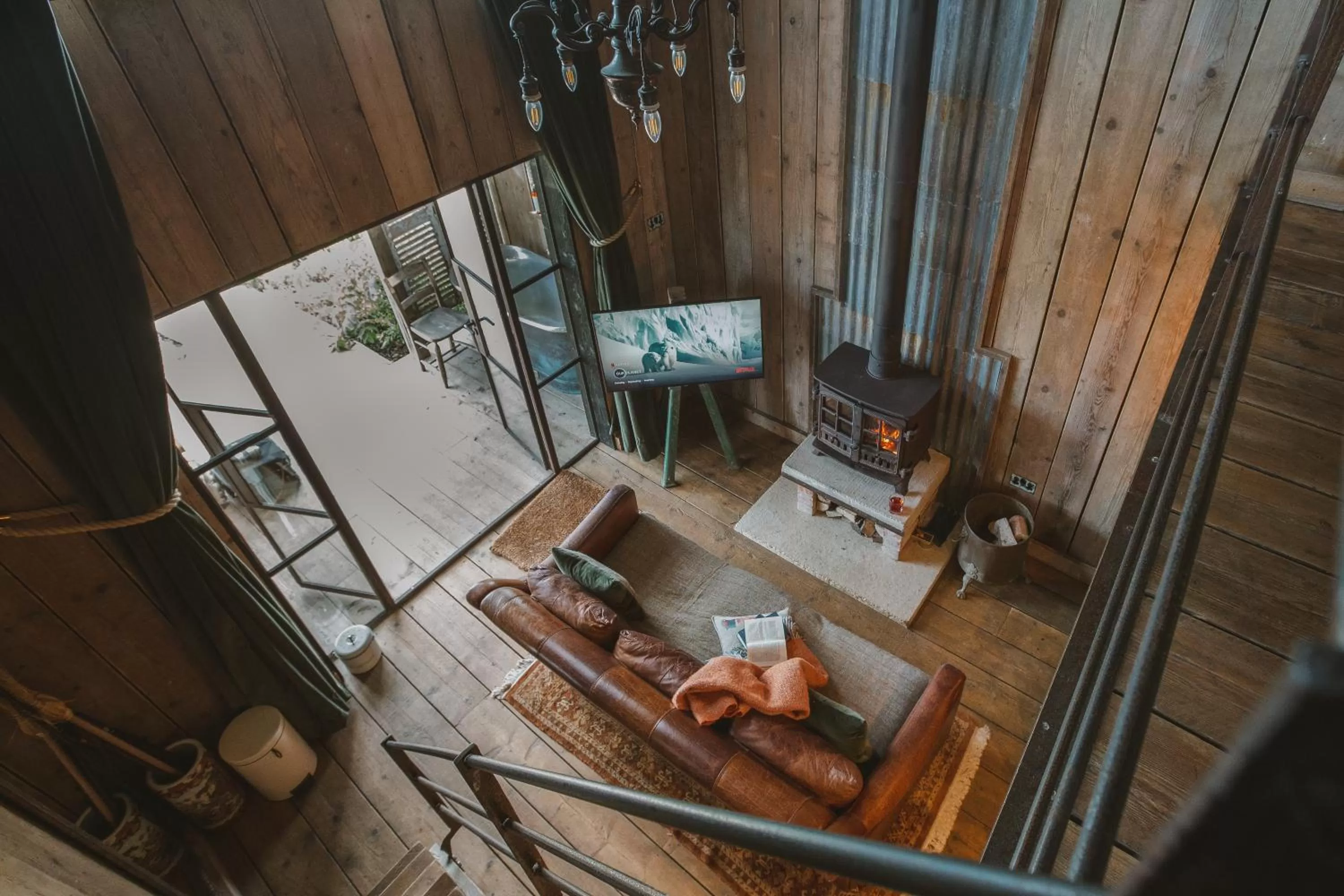 Living room in Outbuildings Dorset