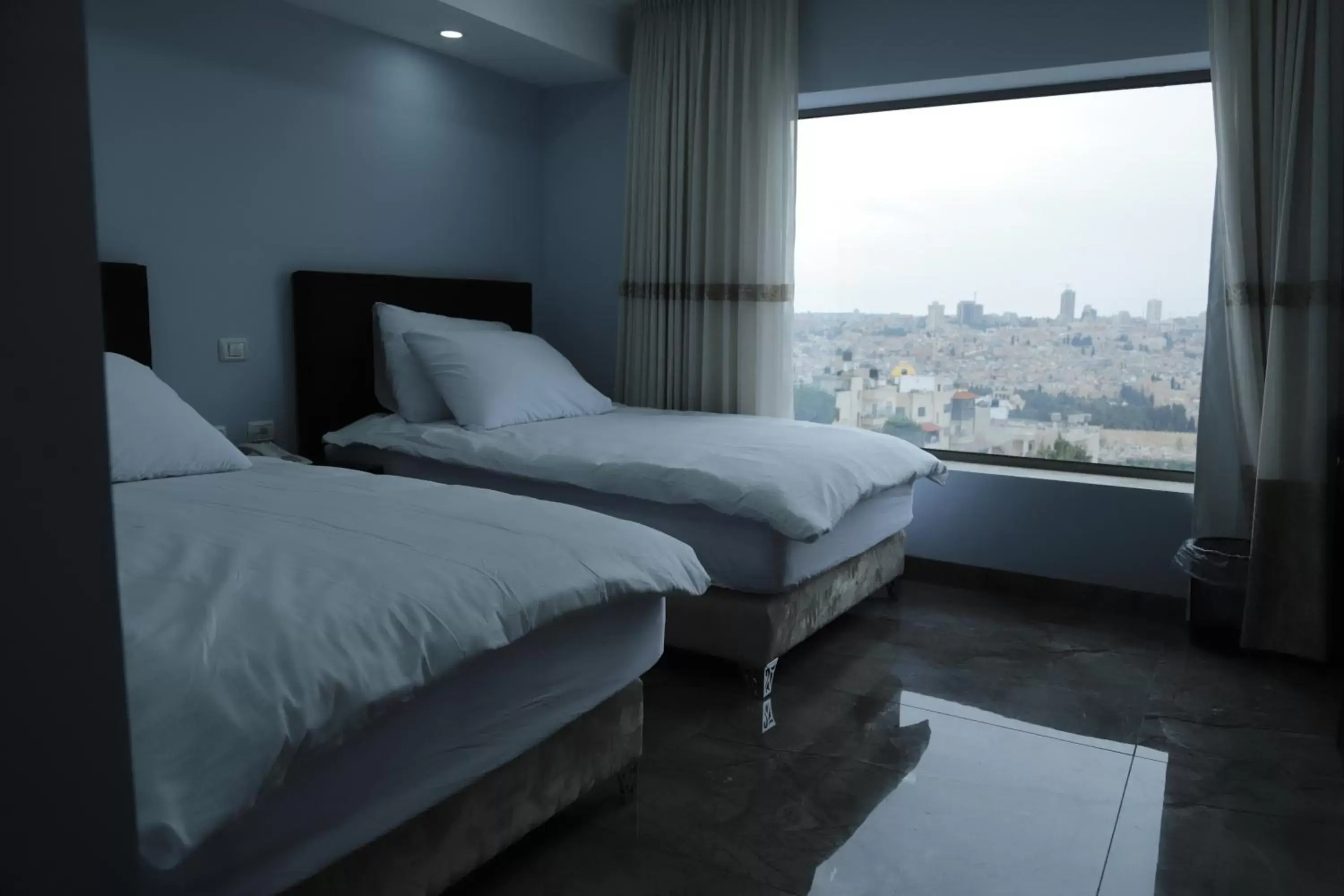 Bed in Mount of Olives Hotel