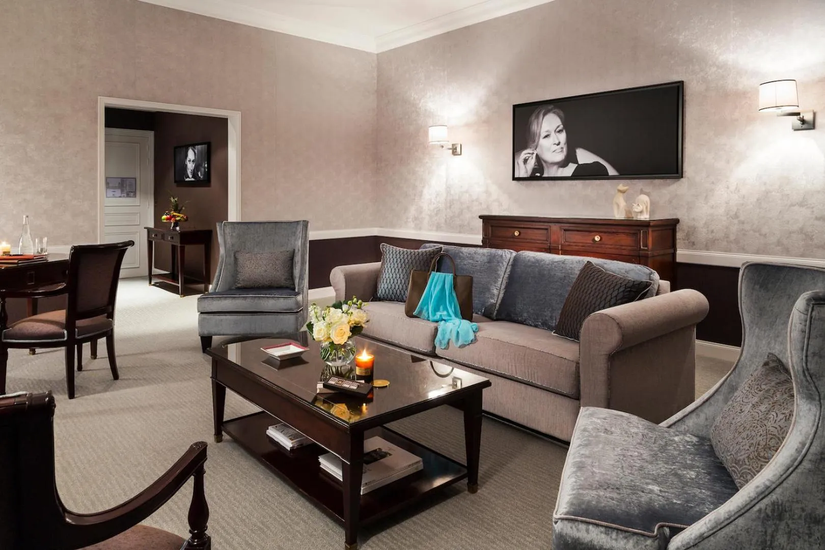 Living room in Hôtel Barrière Le Royal Deauville