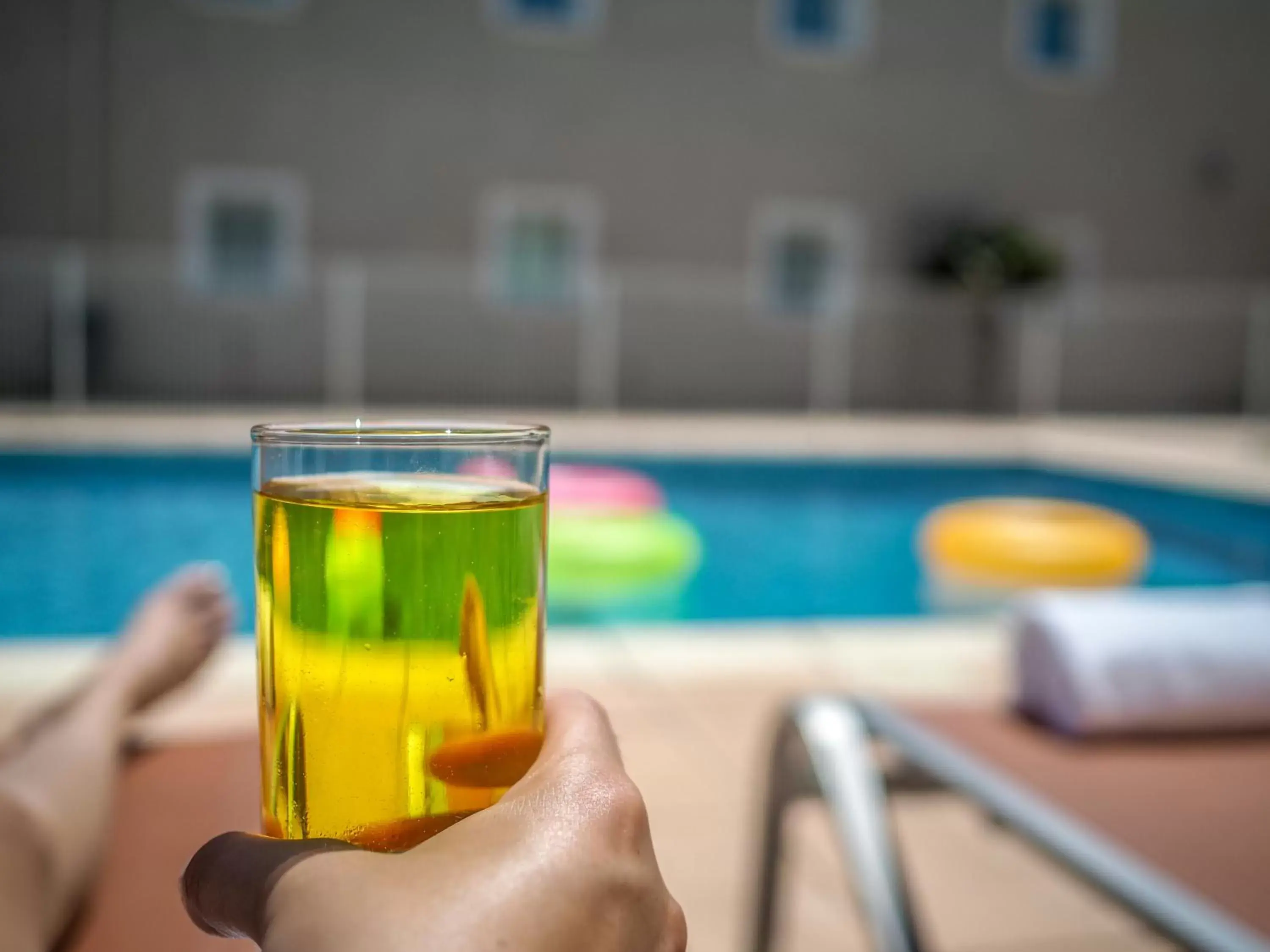 Swimming pool in ibis Orange Sud Swimming pool in ibis Orange Sud