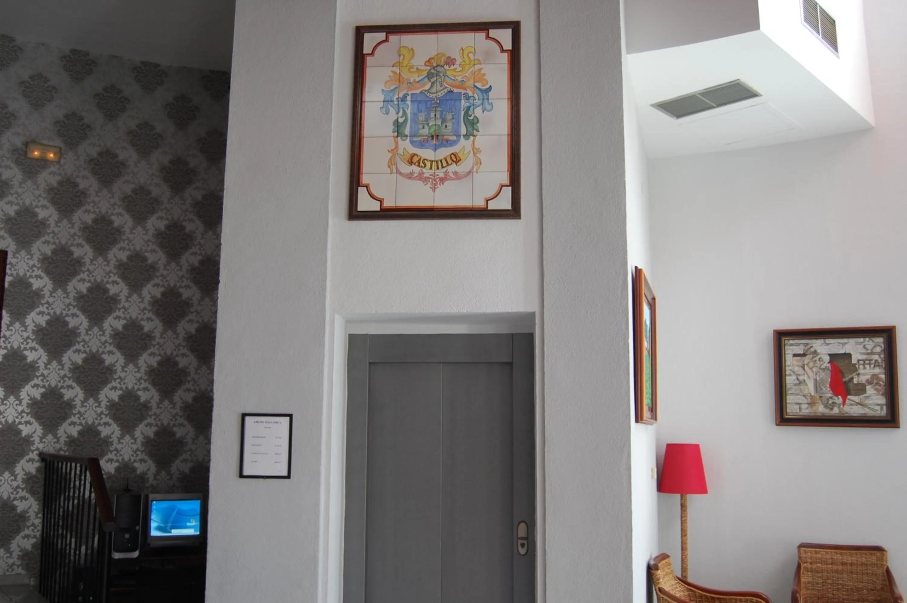 Decorative detail in Hotel Castillo