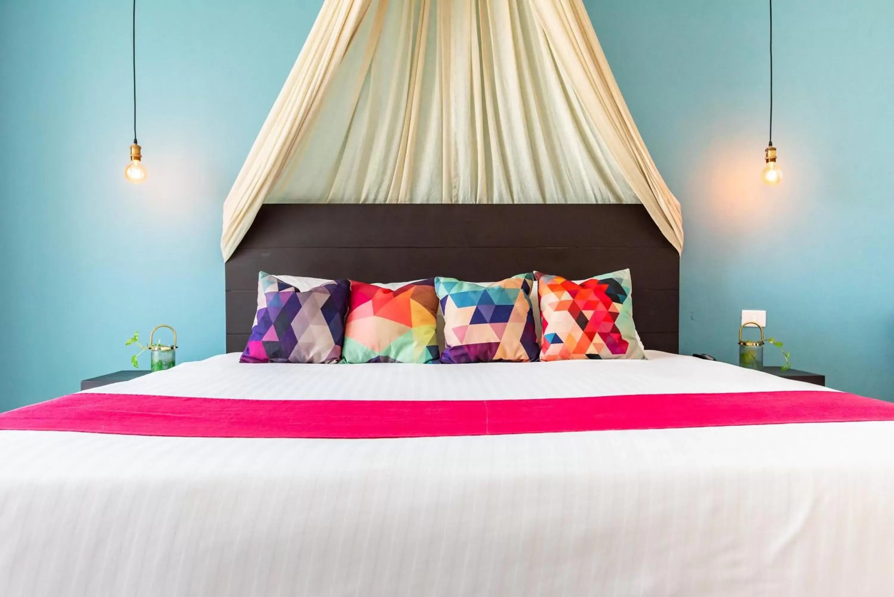Decorative detail, Bed in Soho Playa Hotel