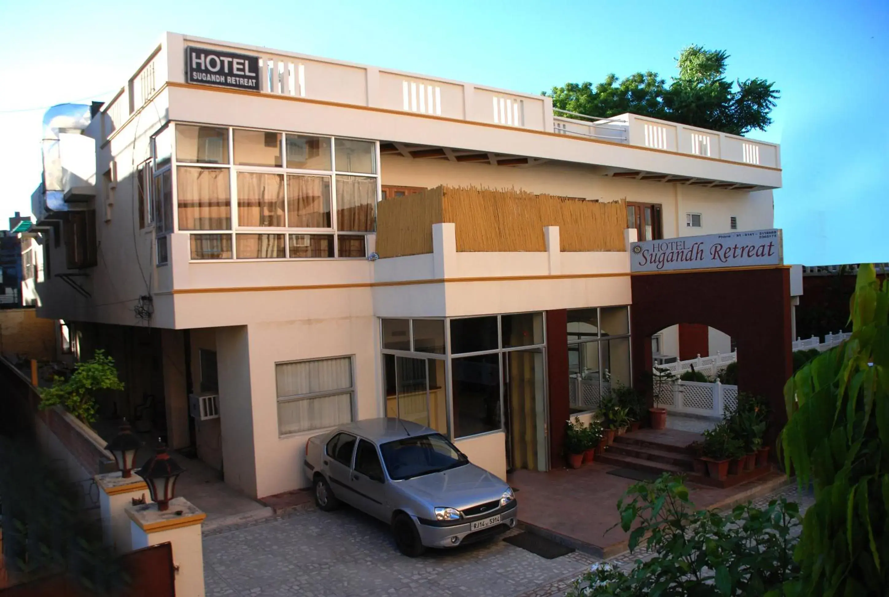 Facade/entrance, Property Building in Hotel Sugandh Retreat