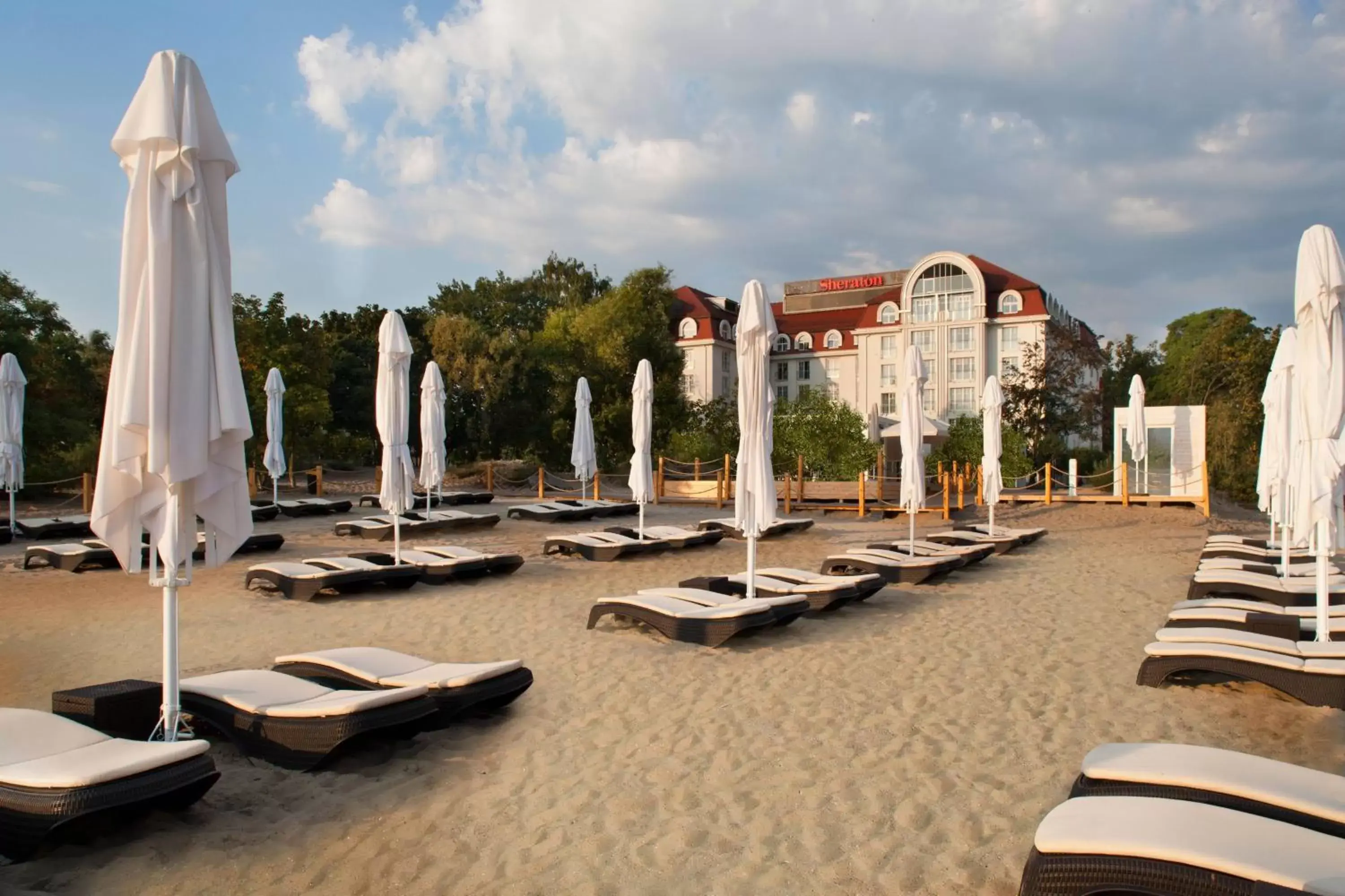 Beach in Sheraton Sopot Hotel