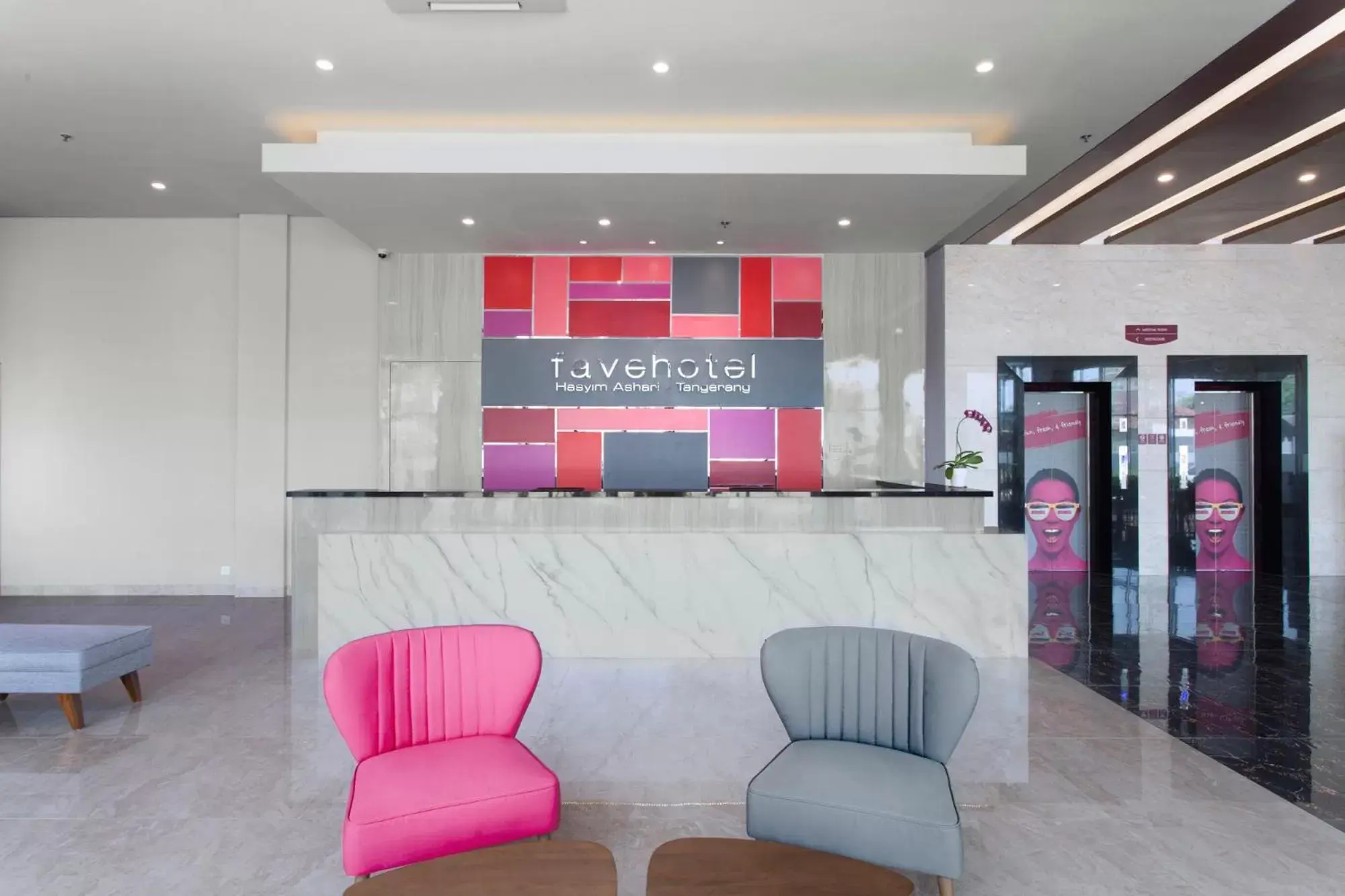 Lobby or reception, Lobby/Reception in favehotel Hasyim Ashari Tangerang