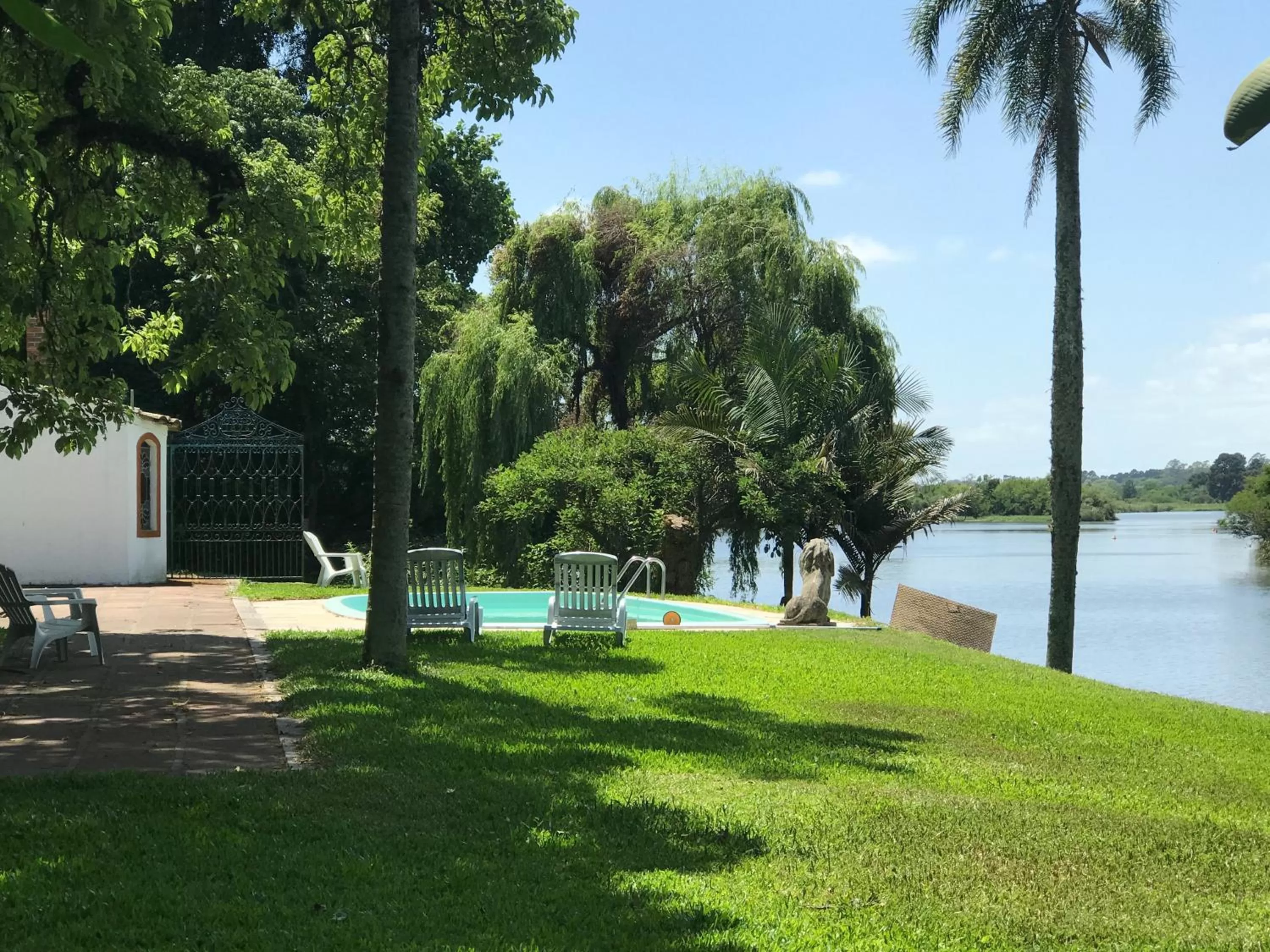 Pool view in Charqueada Santa Rita Pousada de Charme