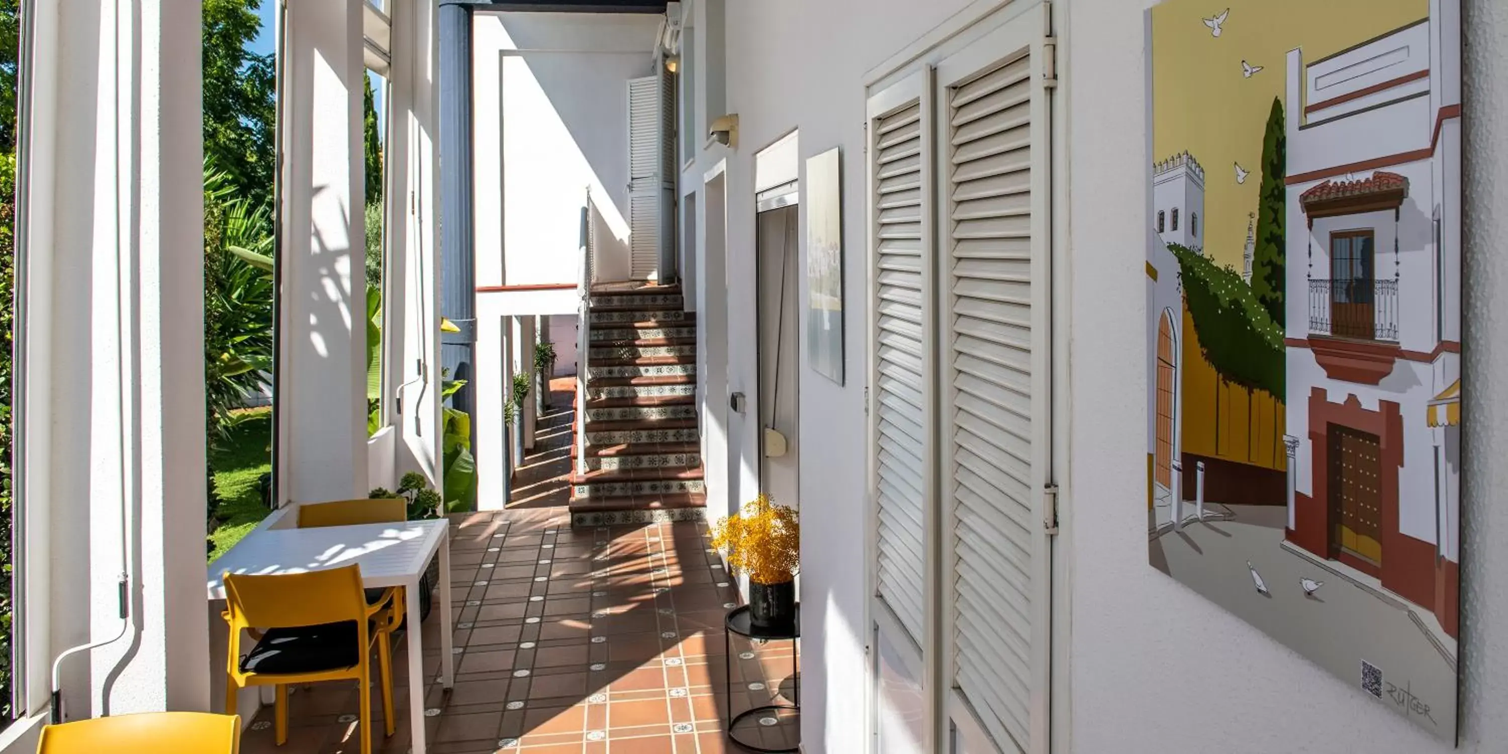 Balcony/Terrace in B&B ARENA SEVILLA