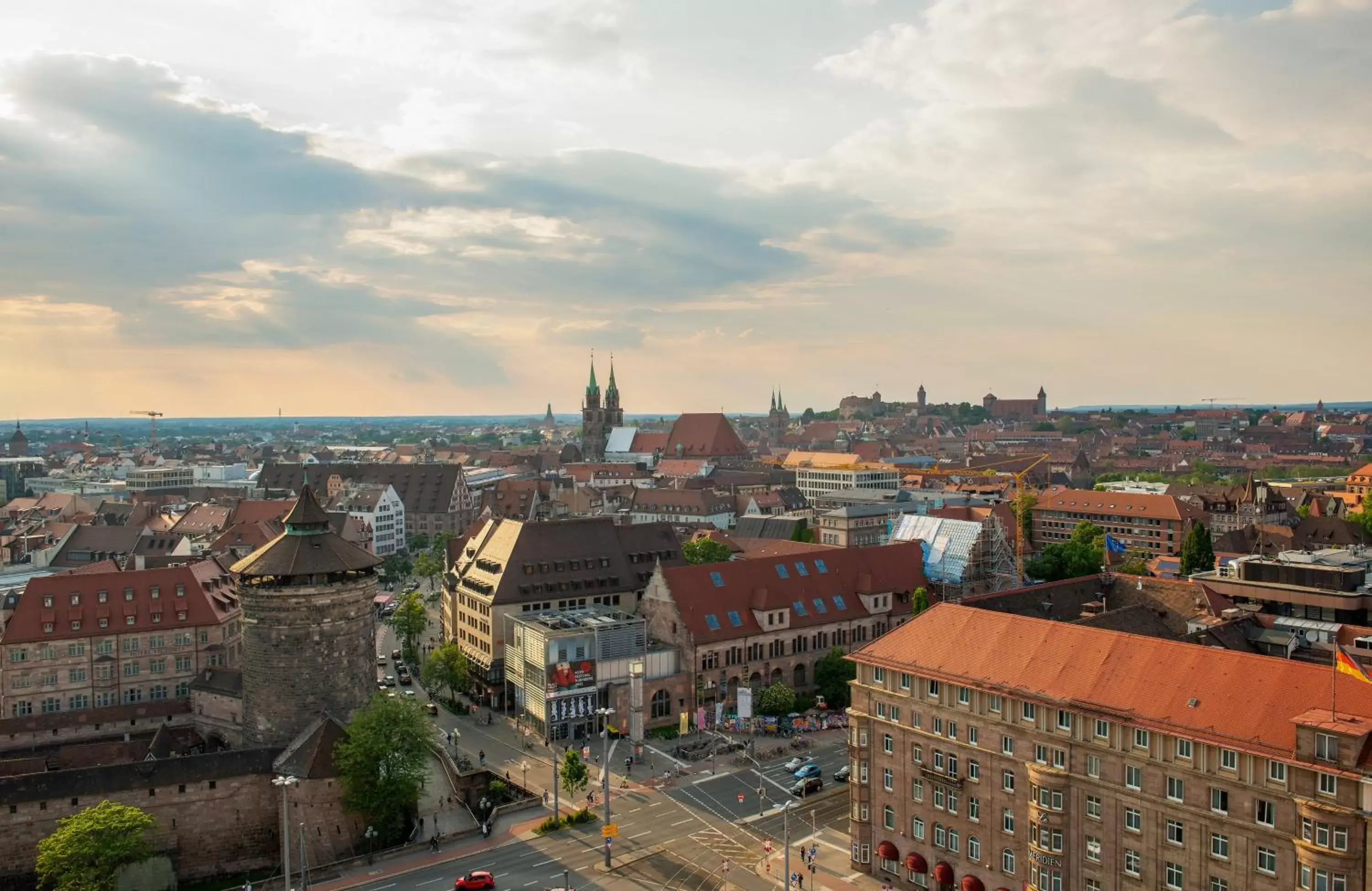 City view in Leonardo Royal Hotel Nürnberg