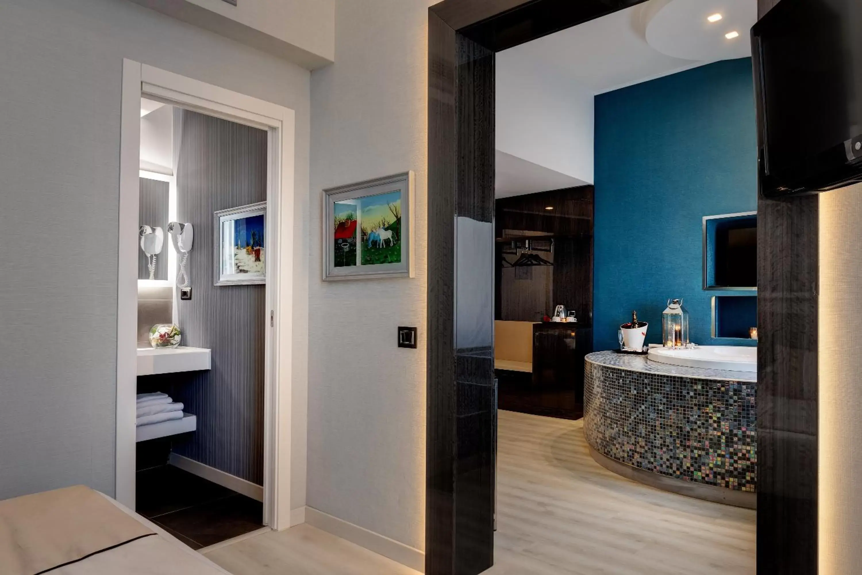 Living room, Bathroom in Dharma Style Hotel & Spa